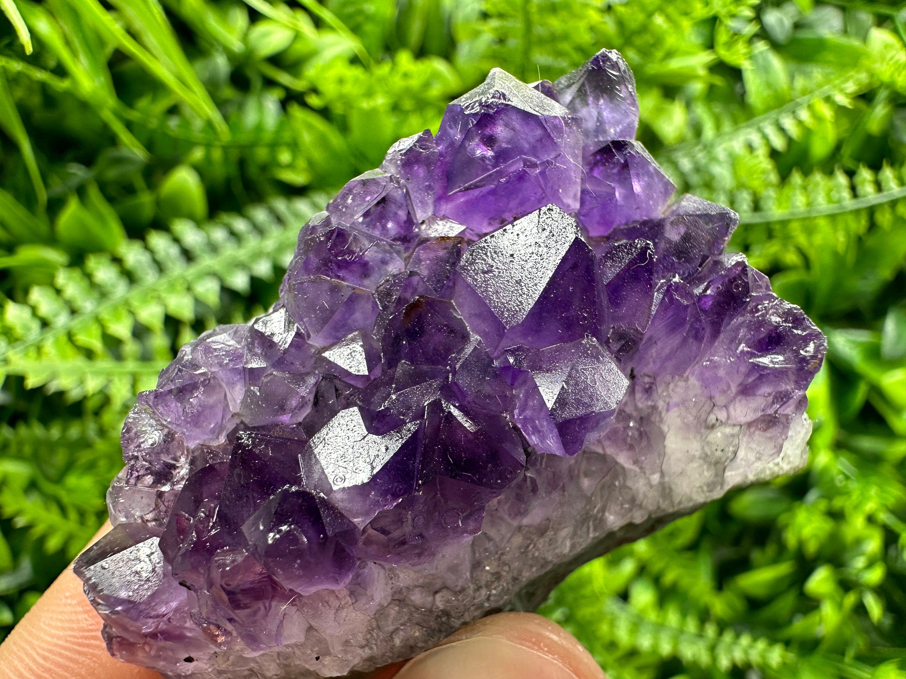 Uruguay Amethyst Cluster: Purple Quartz Crystal, Home Decor