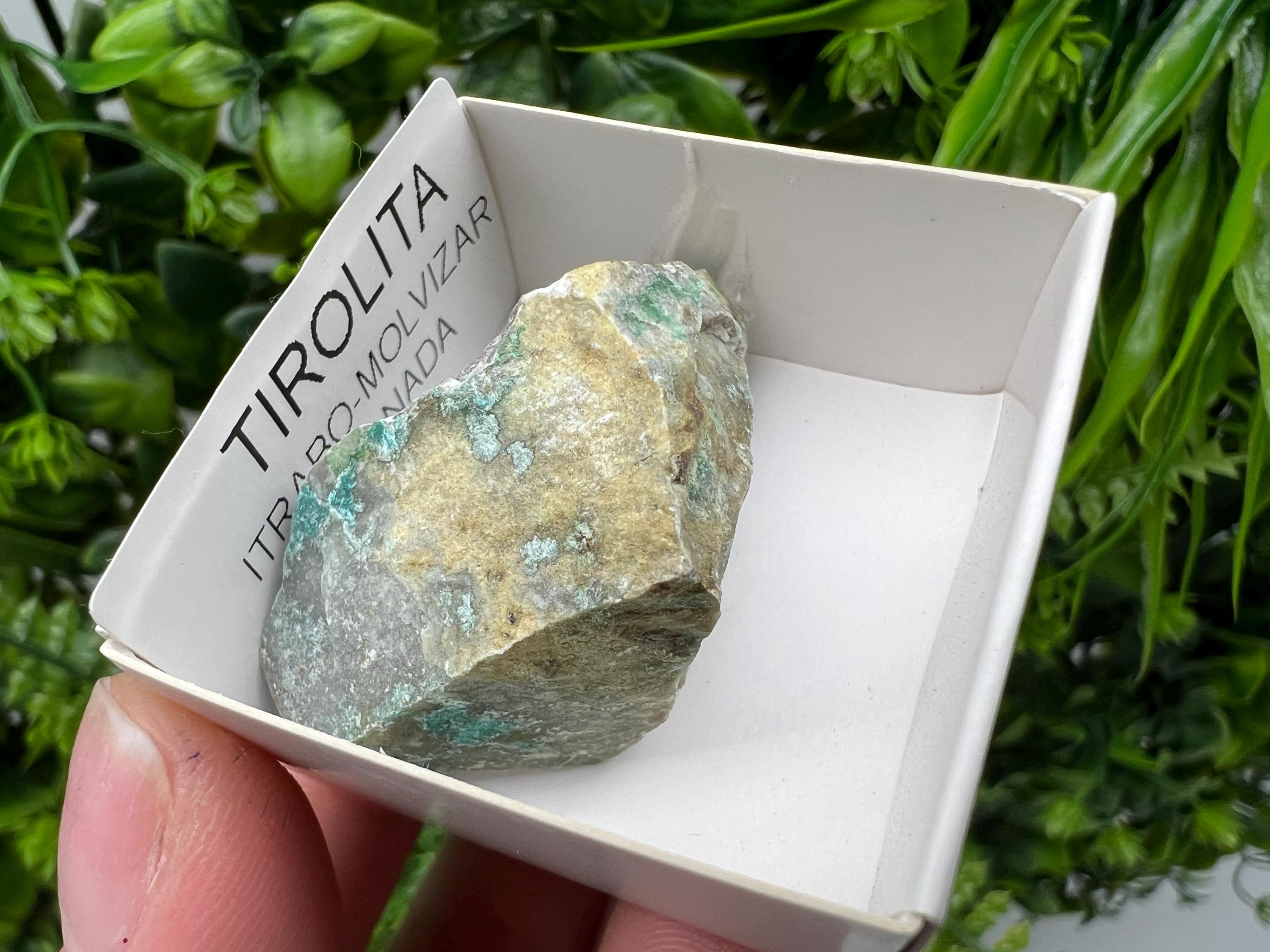 Rare Raw Tirolite Specimen: Granada Spain Mineral Collection