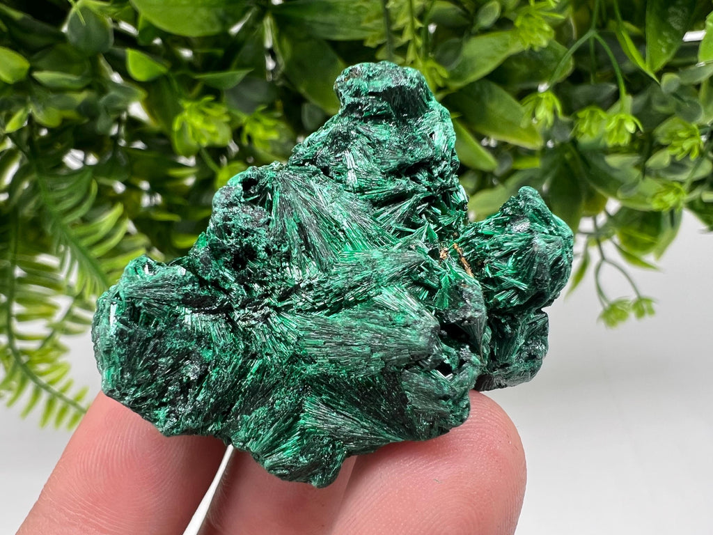Green Polished Malachite Crystal, Congo Minerals, Chakra Stone