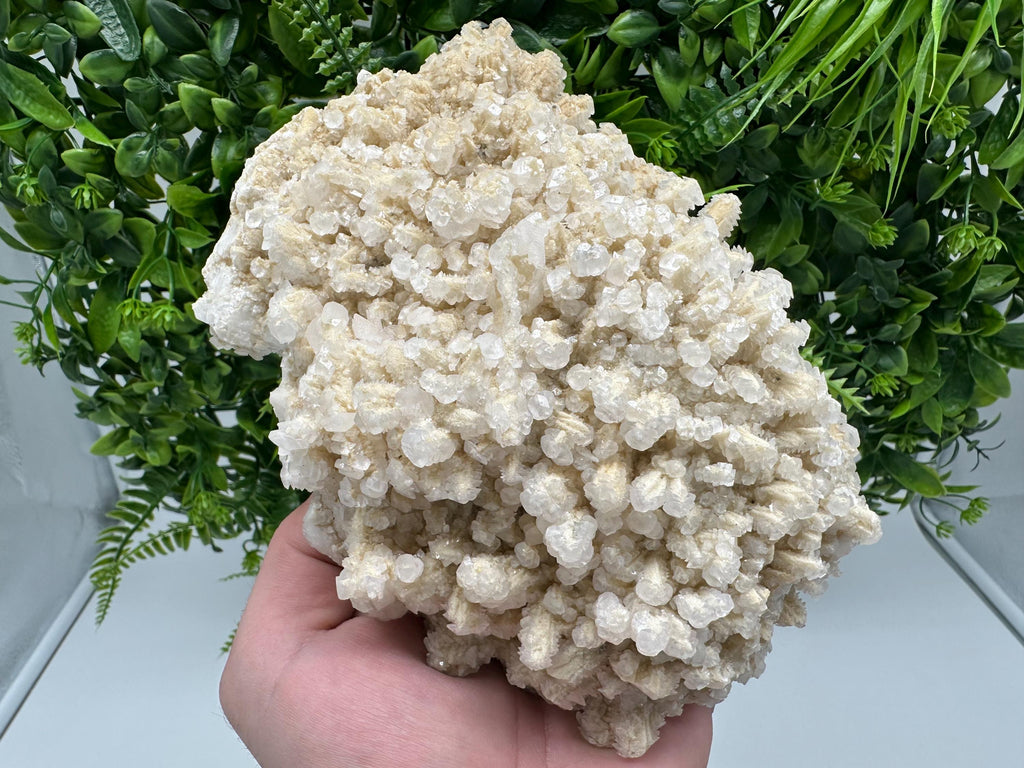 Fluorescent White Quartz Calcite, Krushev Dol Mine Mineral Specimen