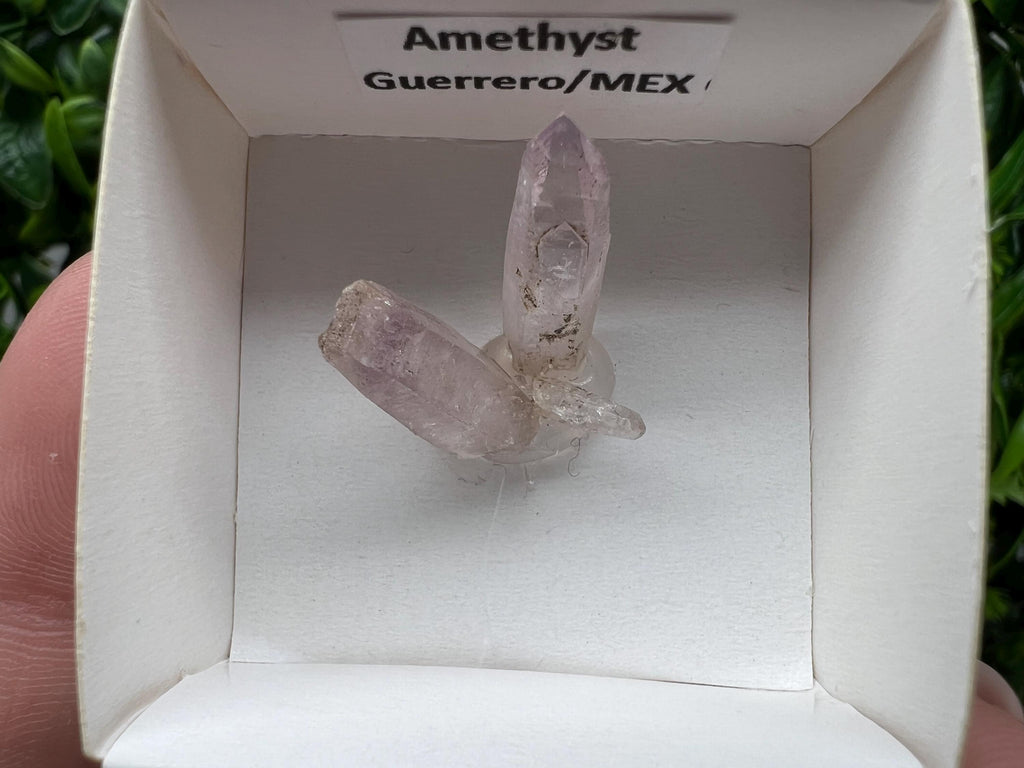 Mexican Amethyst Mineral Specimen, Glued Spikes