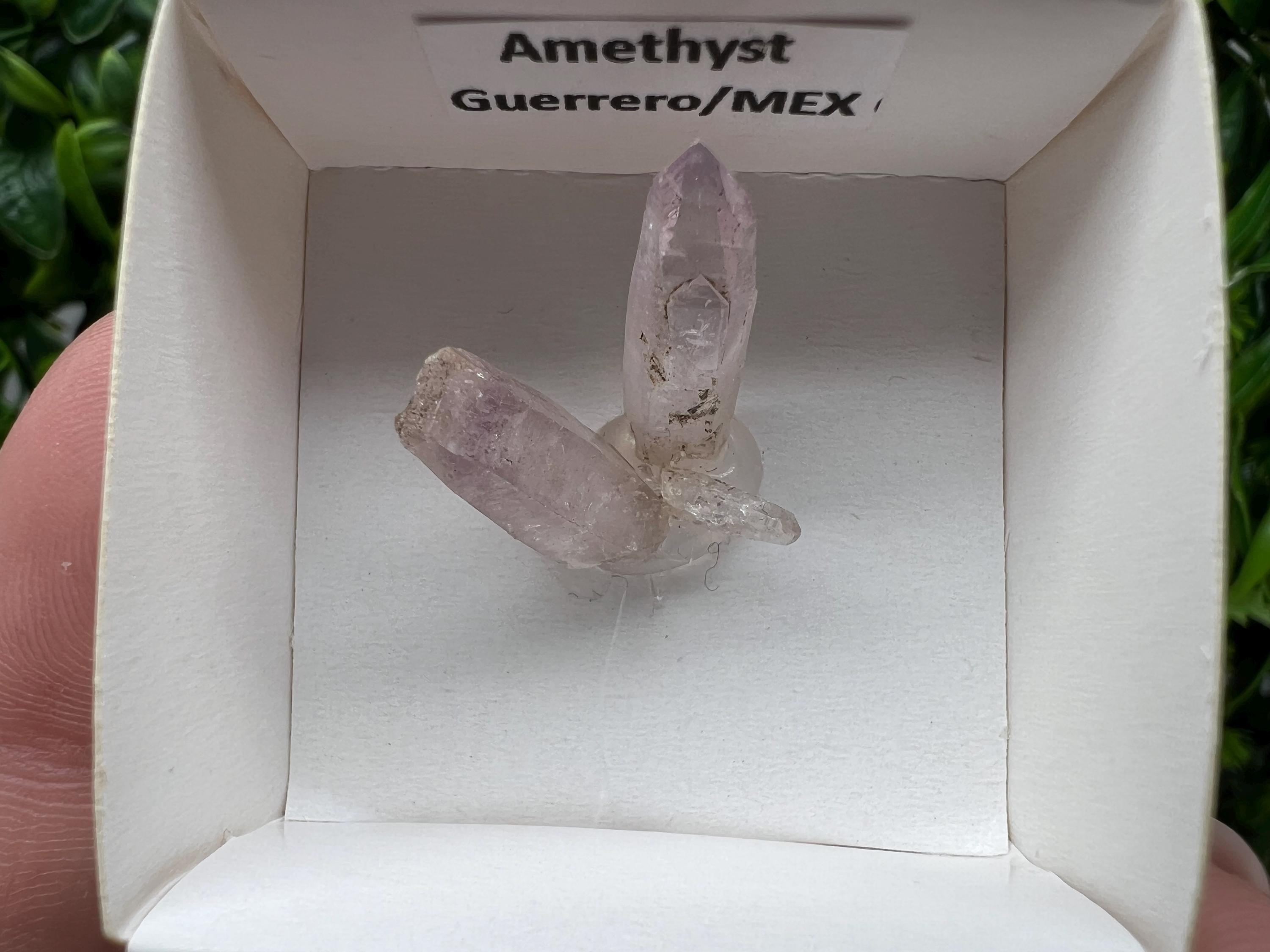 Mexican Amethyst Mineral Specimen, Glued Spikes