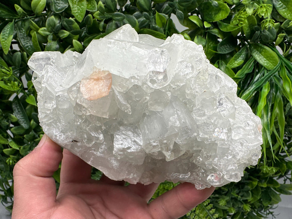 STUNNING Apophyllite,Stilbite,on CHALCEDONY,natural,collection minerals specimen,India ,Mineral,Crystal,Stone Mineral Specimen India Crystal