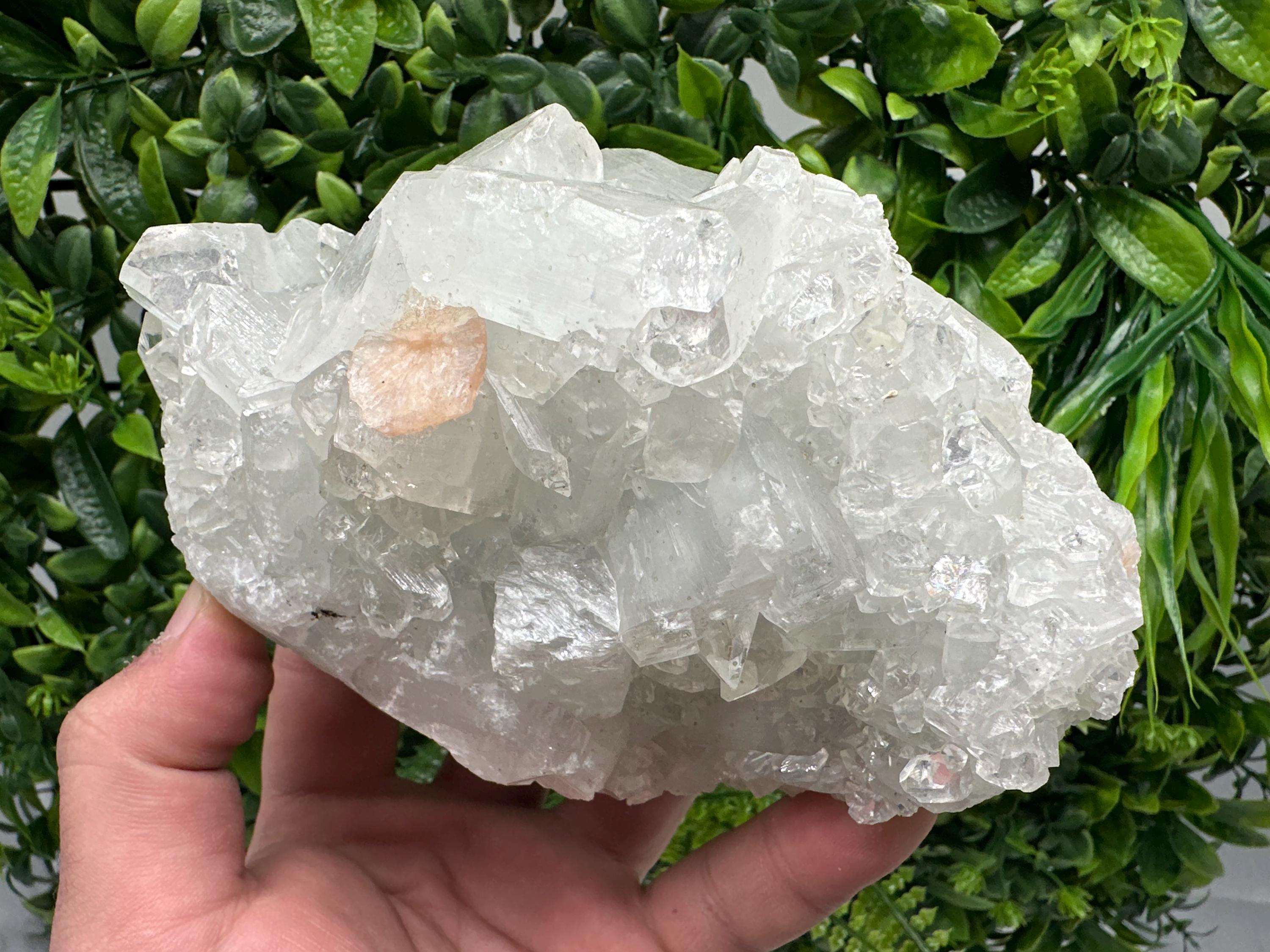 STUNNING Apophyllite,Stilbite,on CHALCEDONY,natural,collection minerals specimen,India ,Mineral,Crystal,Stone Mineral Specimen India Crystal