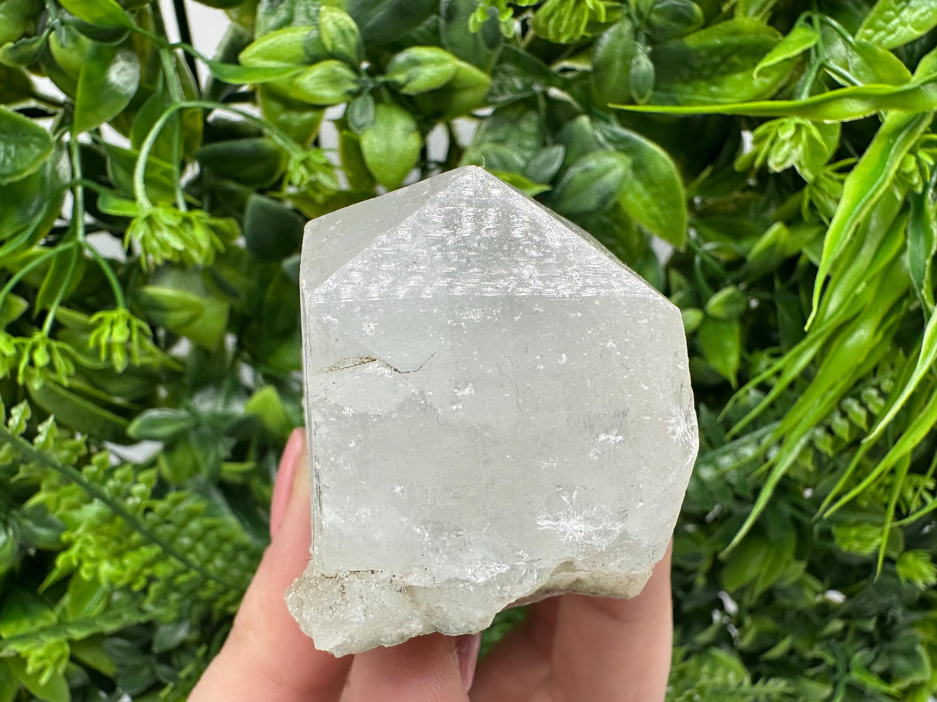 Apophyllite Stilbite on Chalcedony, India Crystal Specimen