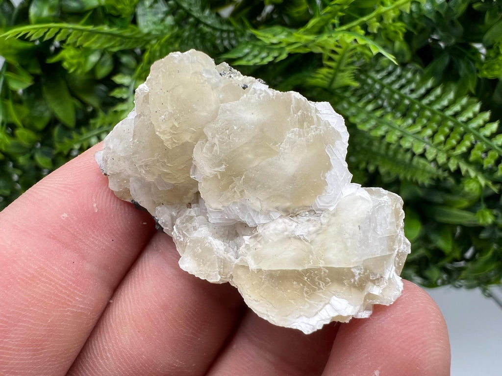 Calcite on Galena Specimen: Borieva Mine, Bulgaria