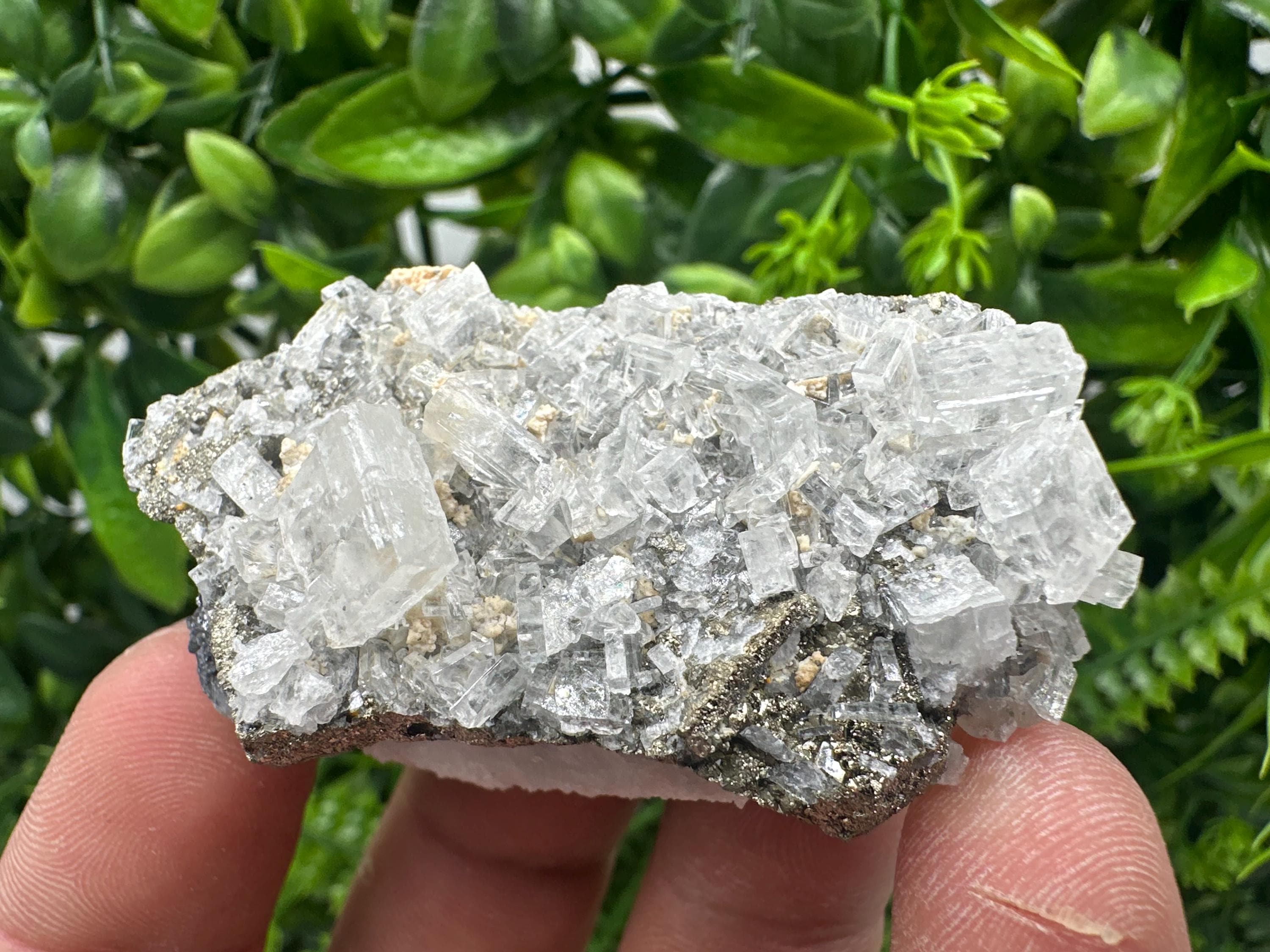 Large Barite Cluster with Marcasite on Chalcedony - Androvo Mine, Bulgaria