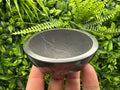 Polished Shungite Bowl (8cm): EMF Protection, Chakra Stone