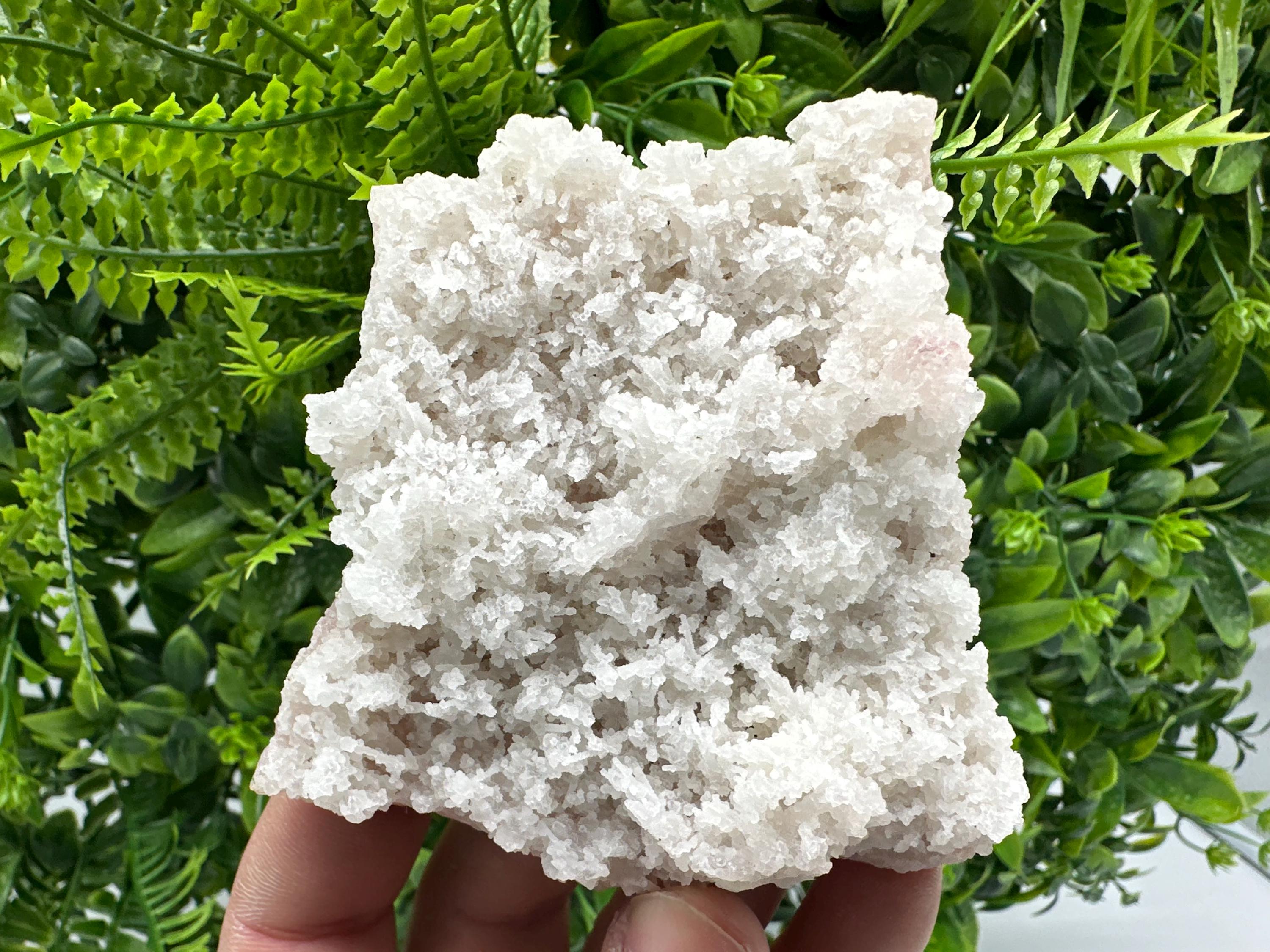 Natural Chalcedony Specimen: India Crystal Mineral, Home Decor