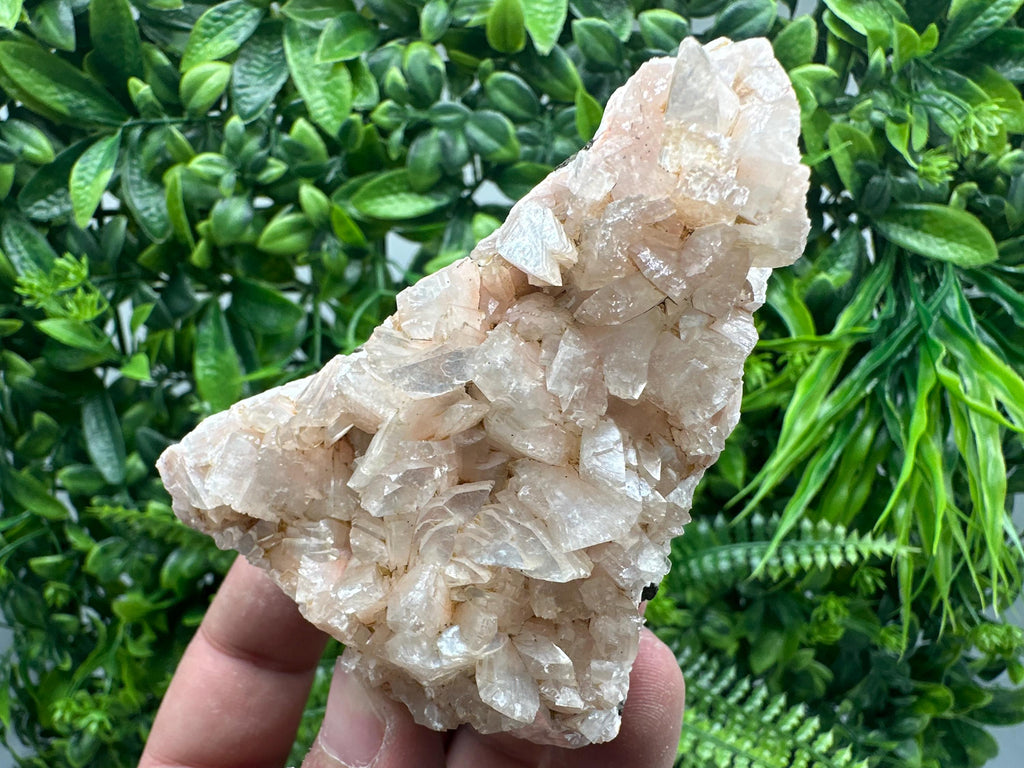 Stilbite on Heulandite, Natural Crystal Mineral Specimen, India