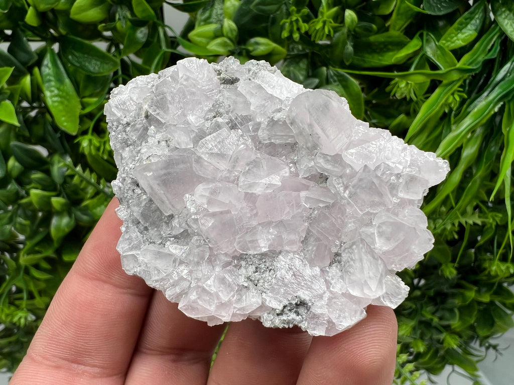 UV Reactive Mangano Calcite Crystal: Androvo Mine, Bulgaria