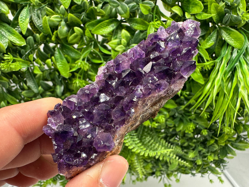 Uruguay Amethyst Crystal: Purple Quartz Phantom, Energy Decor