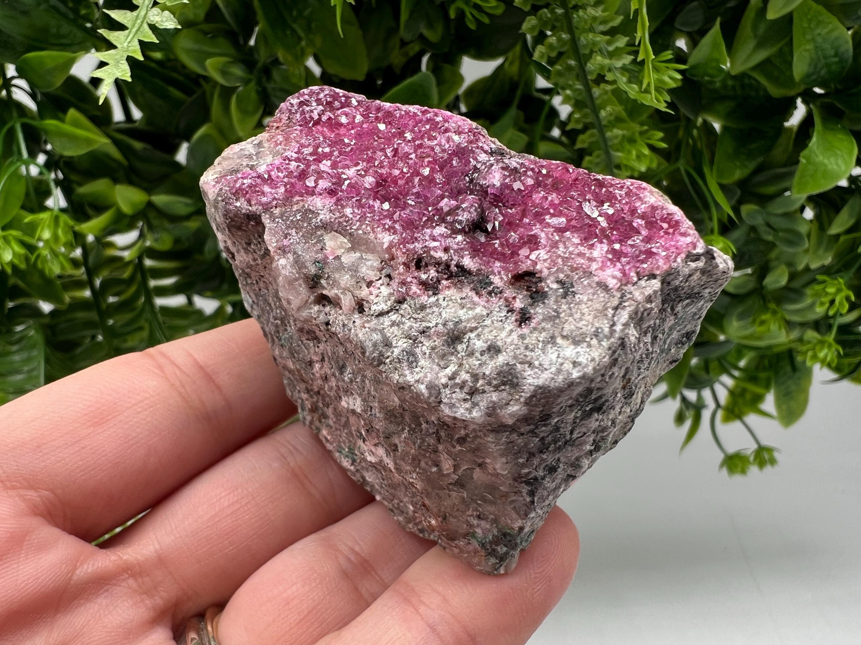 Cobalto Calcite Crystal, Pink Mineral Specimen, Congo