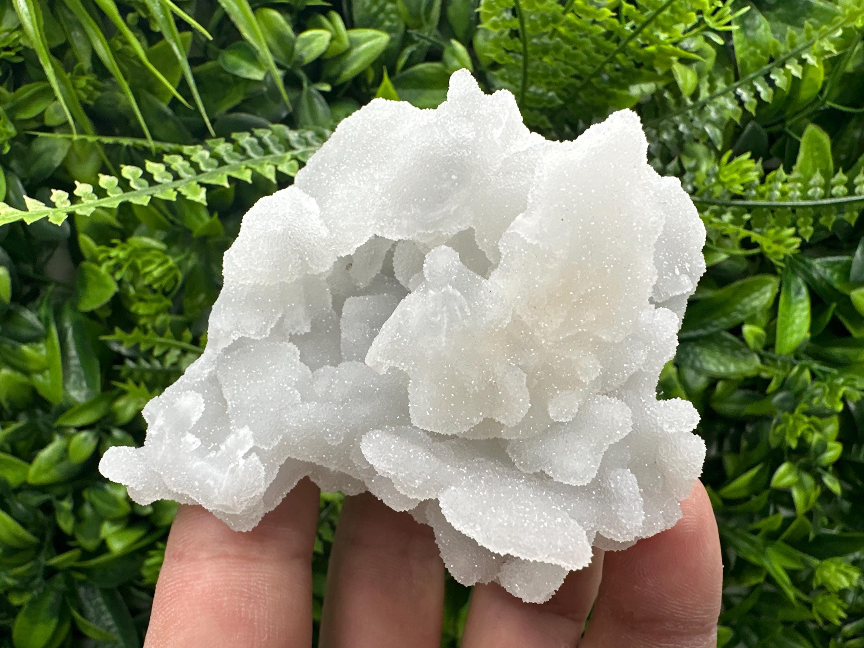 Chlorite Quartz Cluster, Chalcedony Mineral Specimen