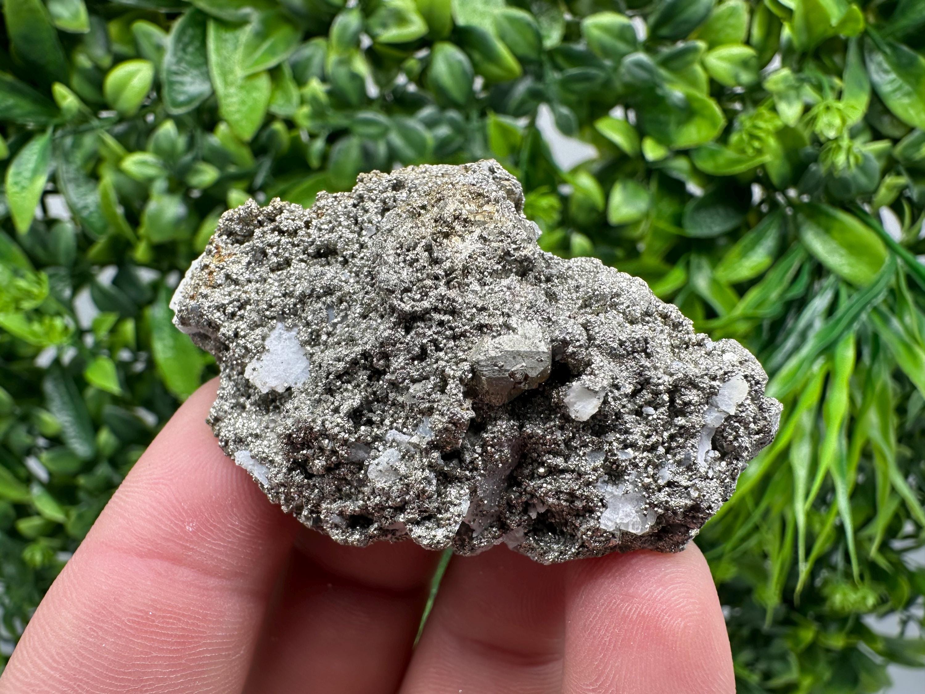 Barite Marcasite on Chalcedony, Androvo Mine, Bulgaria