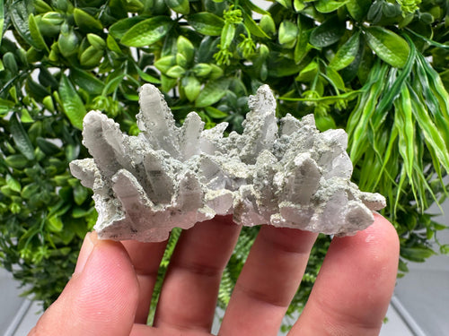 Chlorite Quartz Mineral Specimen, Borieva Mine Bulgaria, Home Decor Stone