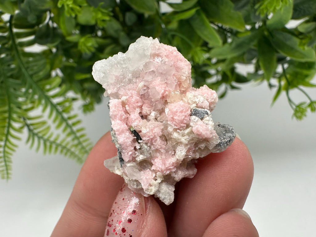 Pink Rhodochrosite Crystal: Starnica Mine, Bulgaria, Home Decor