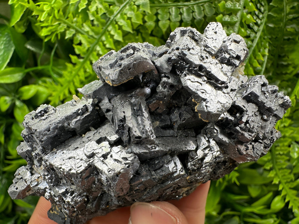 Skeleton Galena Cluster, Rare Morphology Crystal, Bulgaria Mineral Souvenir