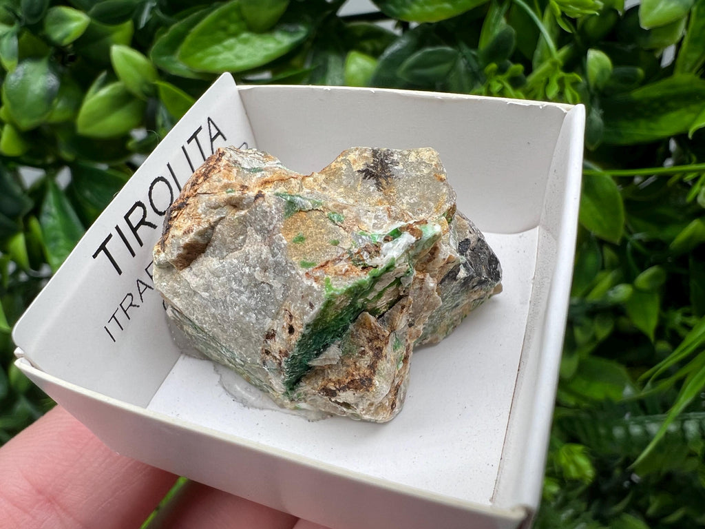 Rare Raw Tirolite Specimen: Granada Spain Mineral Collection (3.5/3 cm)