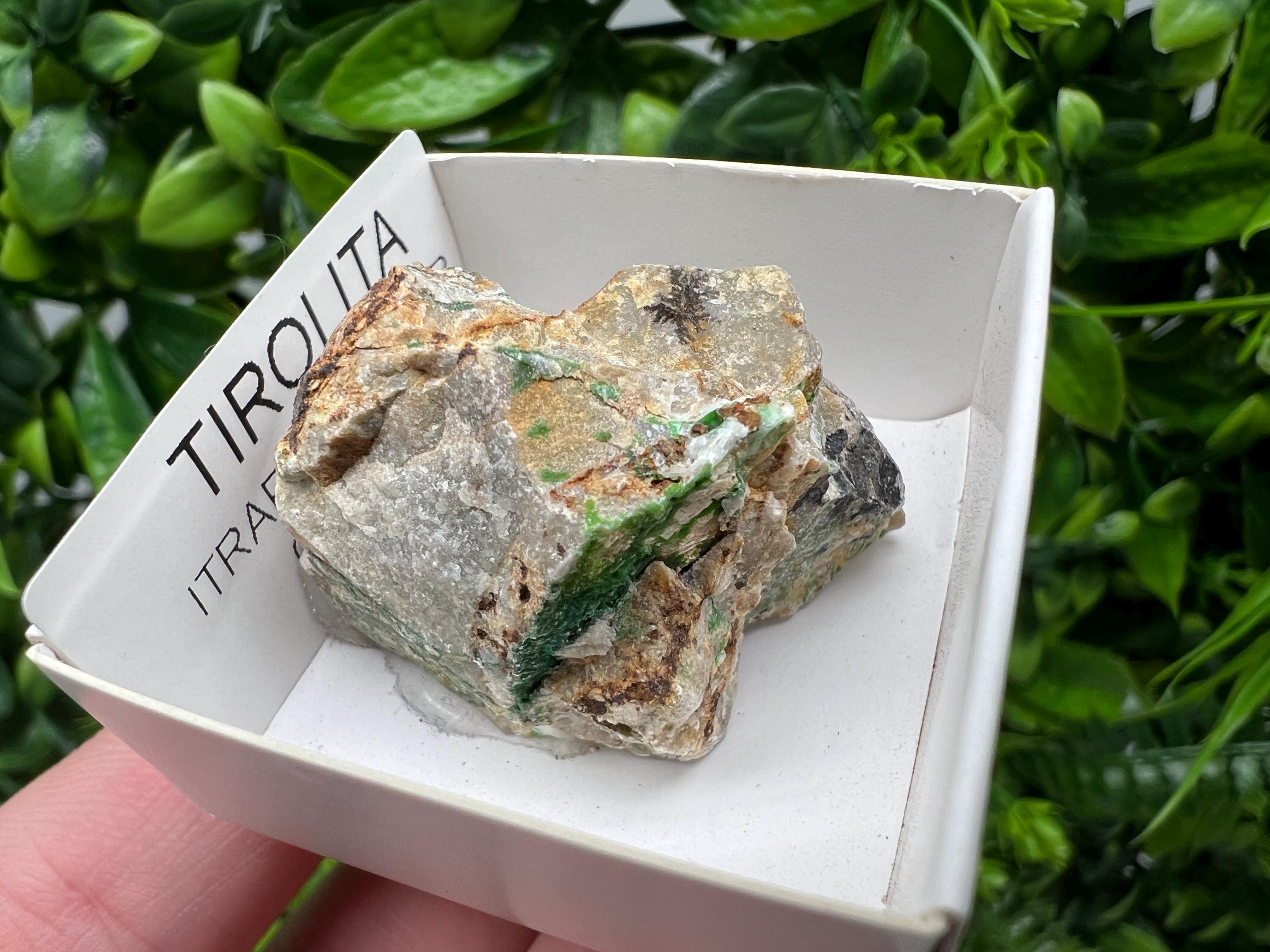 Rare Raw Tirolite Specimen: Granada Spain Mineral Collection (3.5/3 cm)
