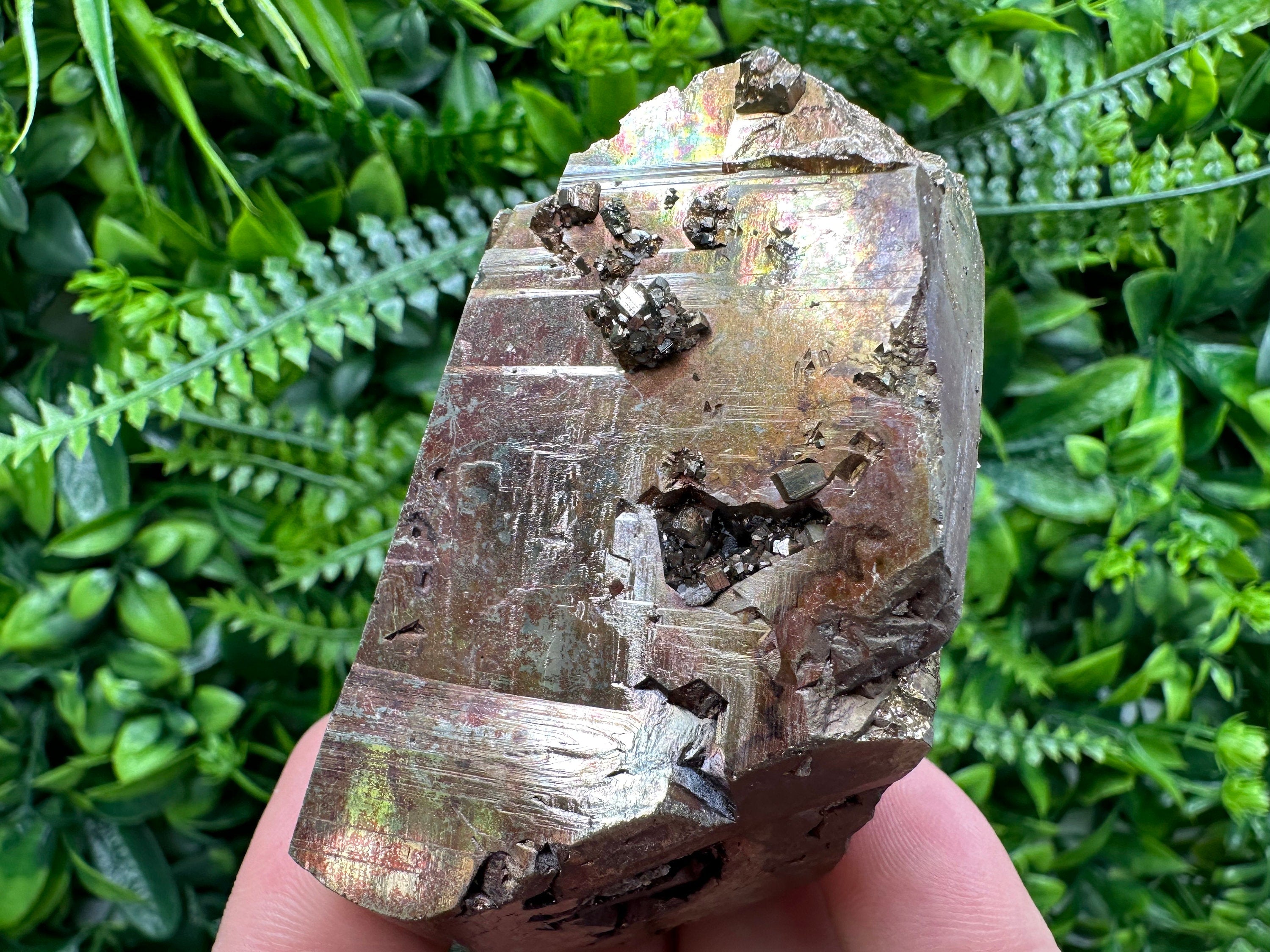 Red Hematite Pyrite Cluster, Borieva Mine, Bulgaria