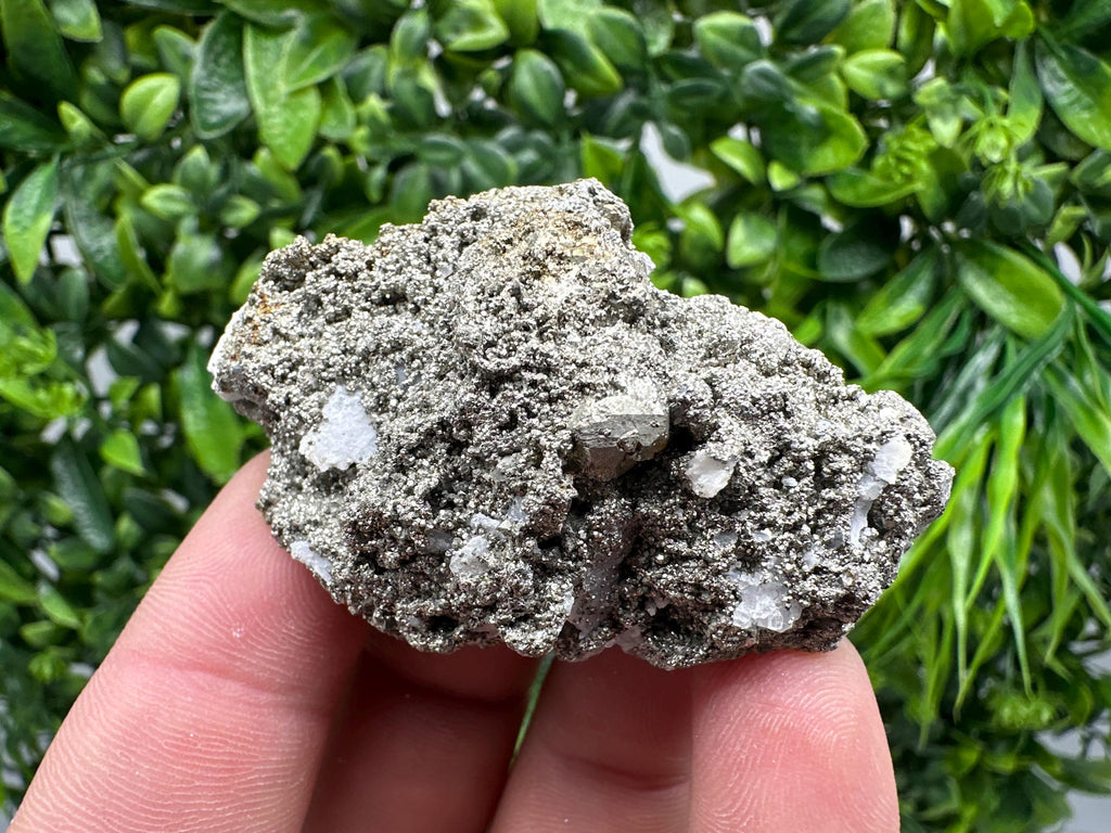Barite Marcasite on Chalcedony, Androvo Mine, Bulgaria