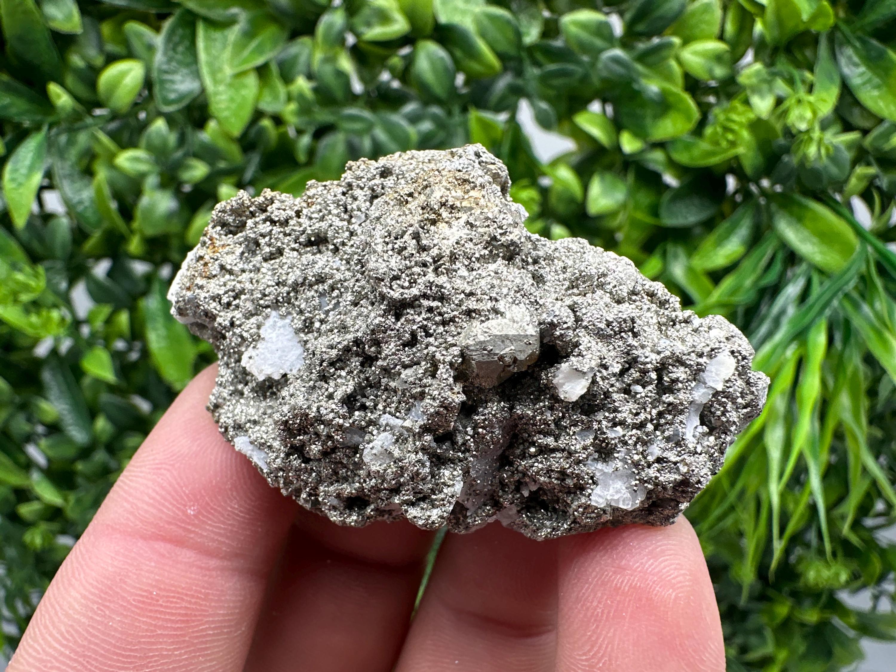 Barite Marcasite on Chalcedony, Androvo Mine, Bulgaria