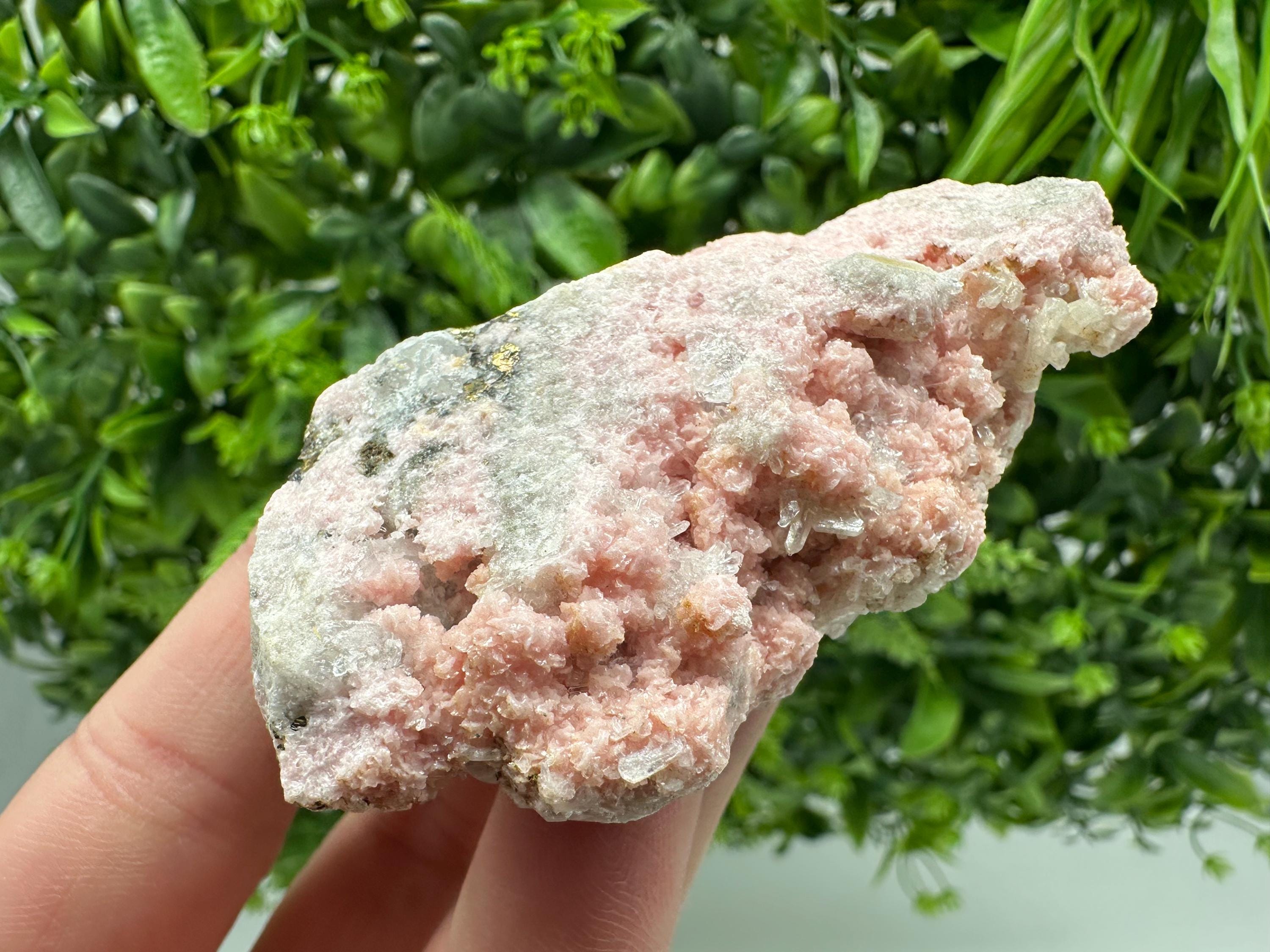 Pink Rhodochrosite Crystal: Starnica Mine, Bulgaria, Home Decor