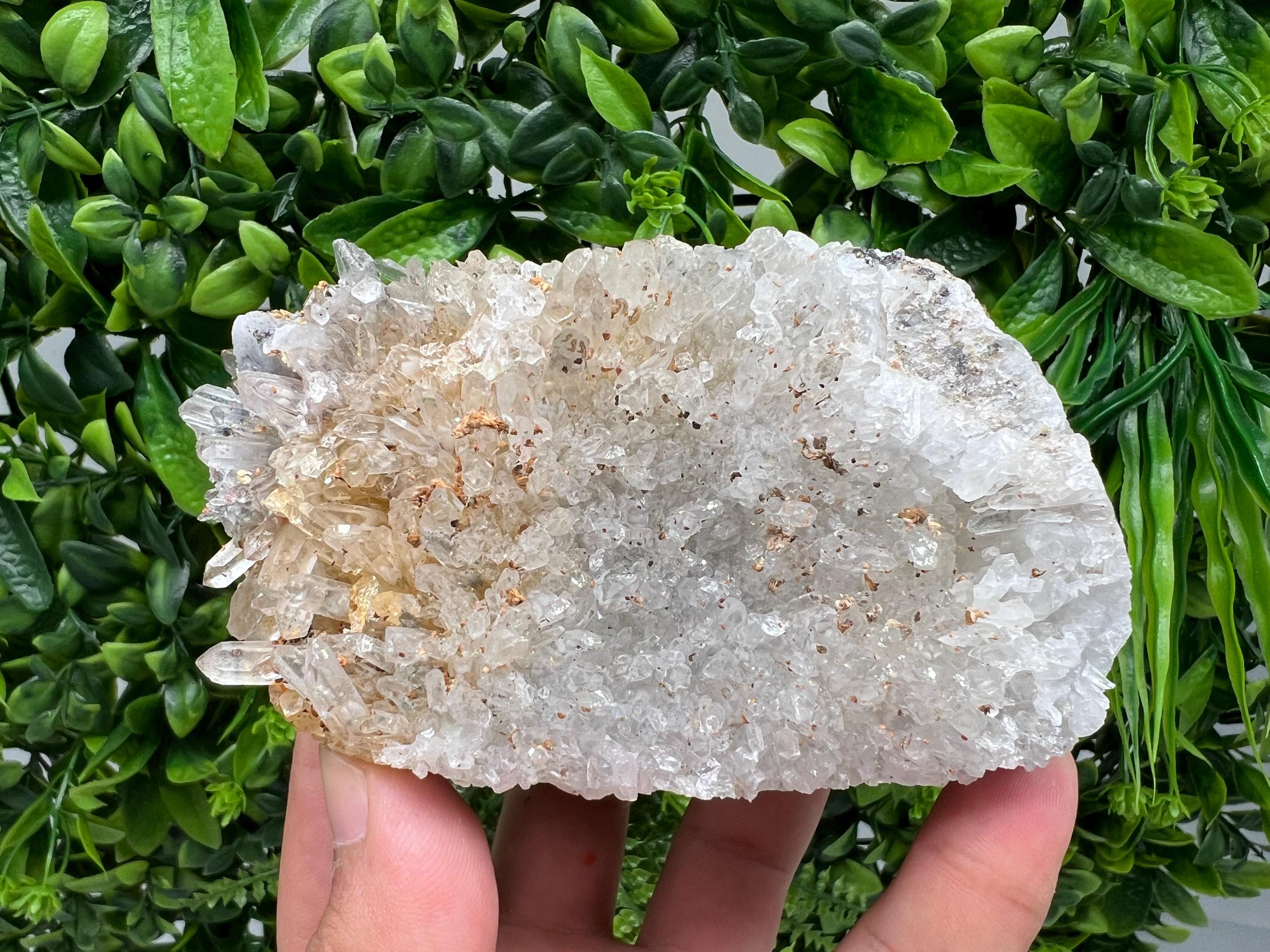 Limonite Quartz Cluster: 9th September Mine, Bulgaria