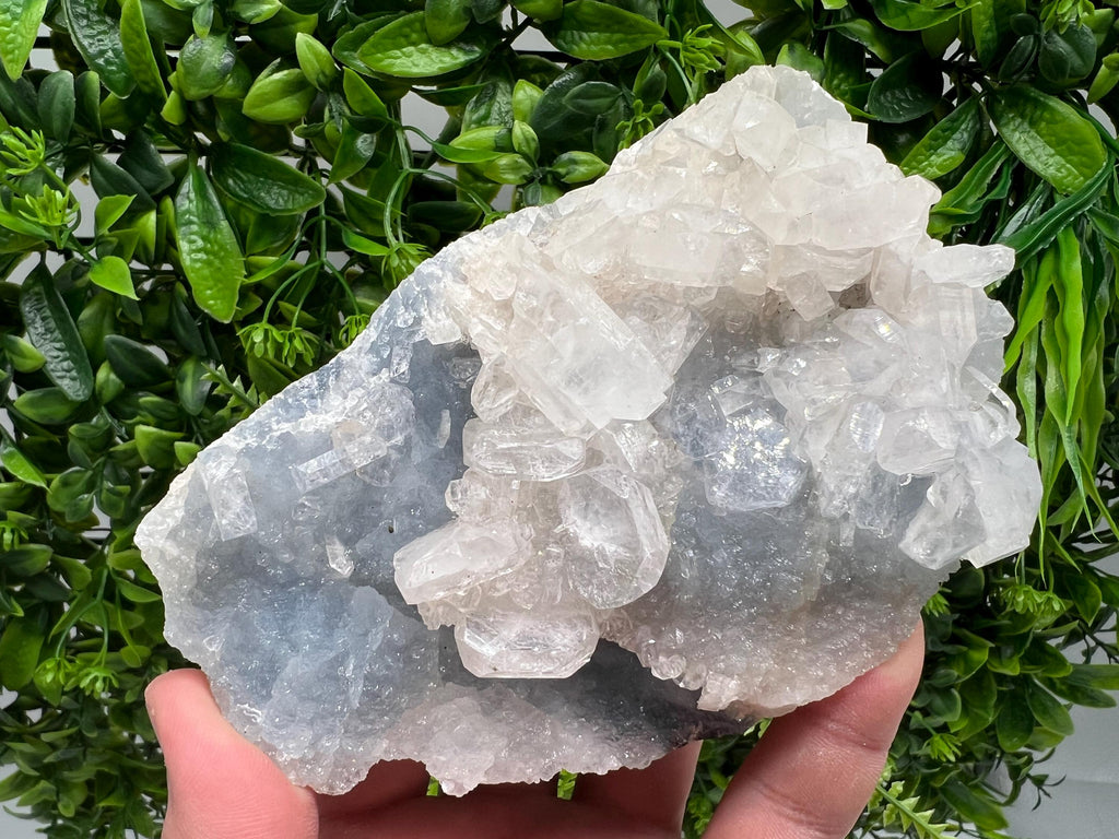 STUNNING Transparent Apophyllite on Chalcedony,natural, collection minerals specimen,India Minerals,Crystal, Stone Mineral Specimens India