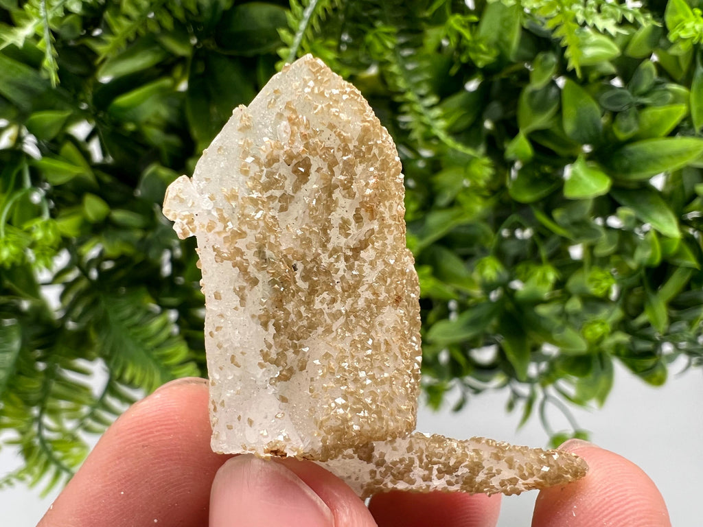 Quartz whit Brown Rhodochrosite from Djurcovo mine,Bulgaria,Quartz,Rhodochrosite cluster,natural mineral,collection crystal,mineral specimen