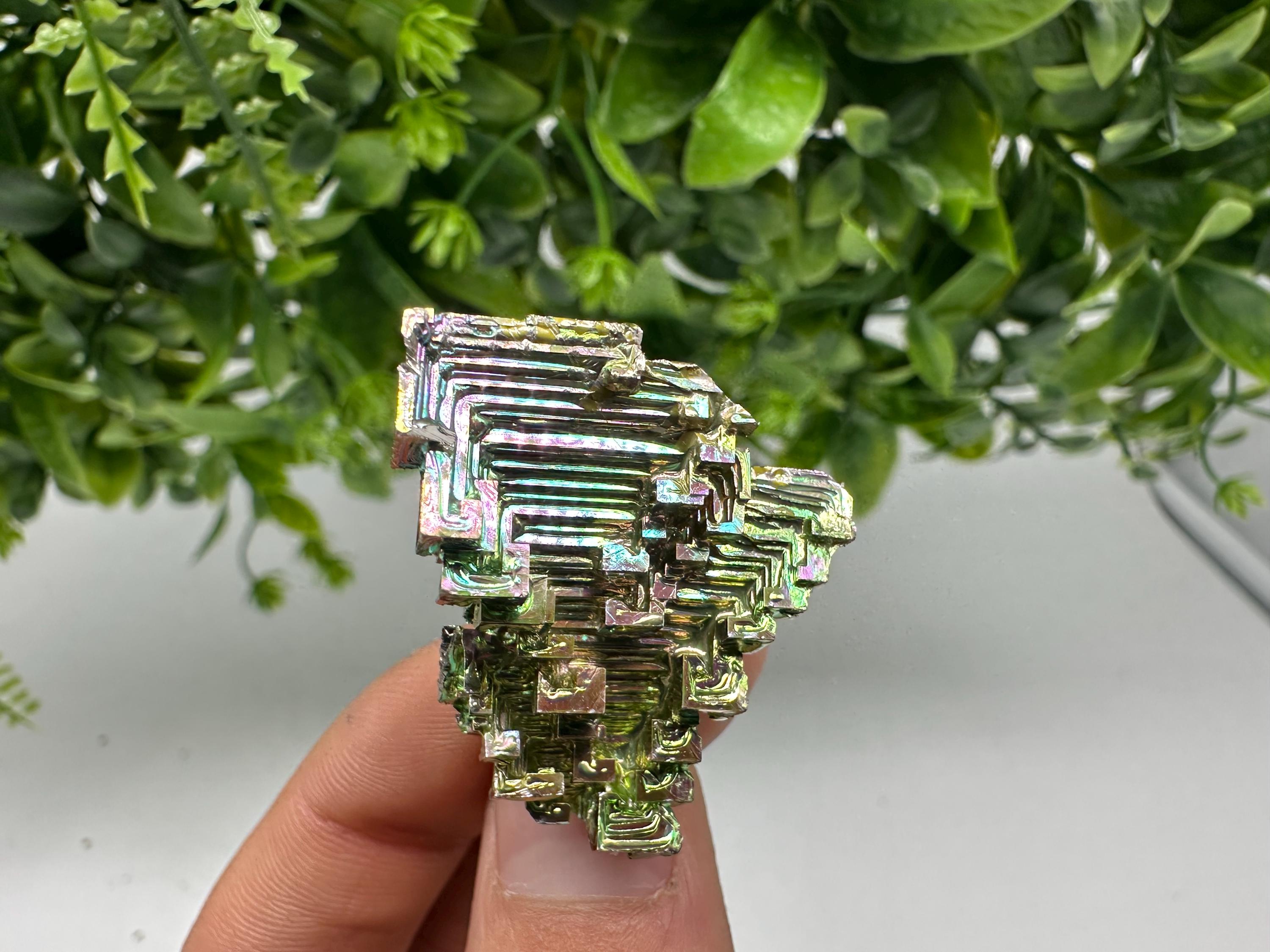 Rainbow Bismuth Crystal: Rare Gemstone Specimen,wholesale Bismuth