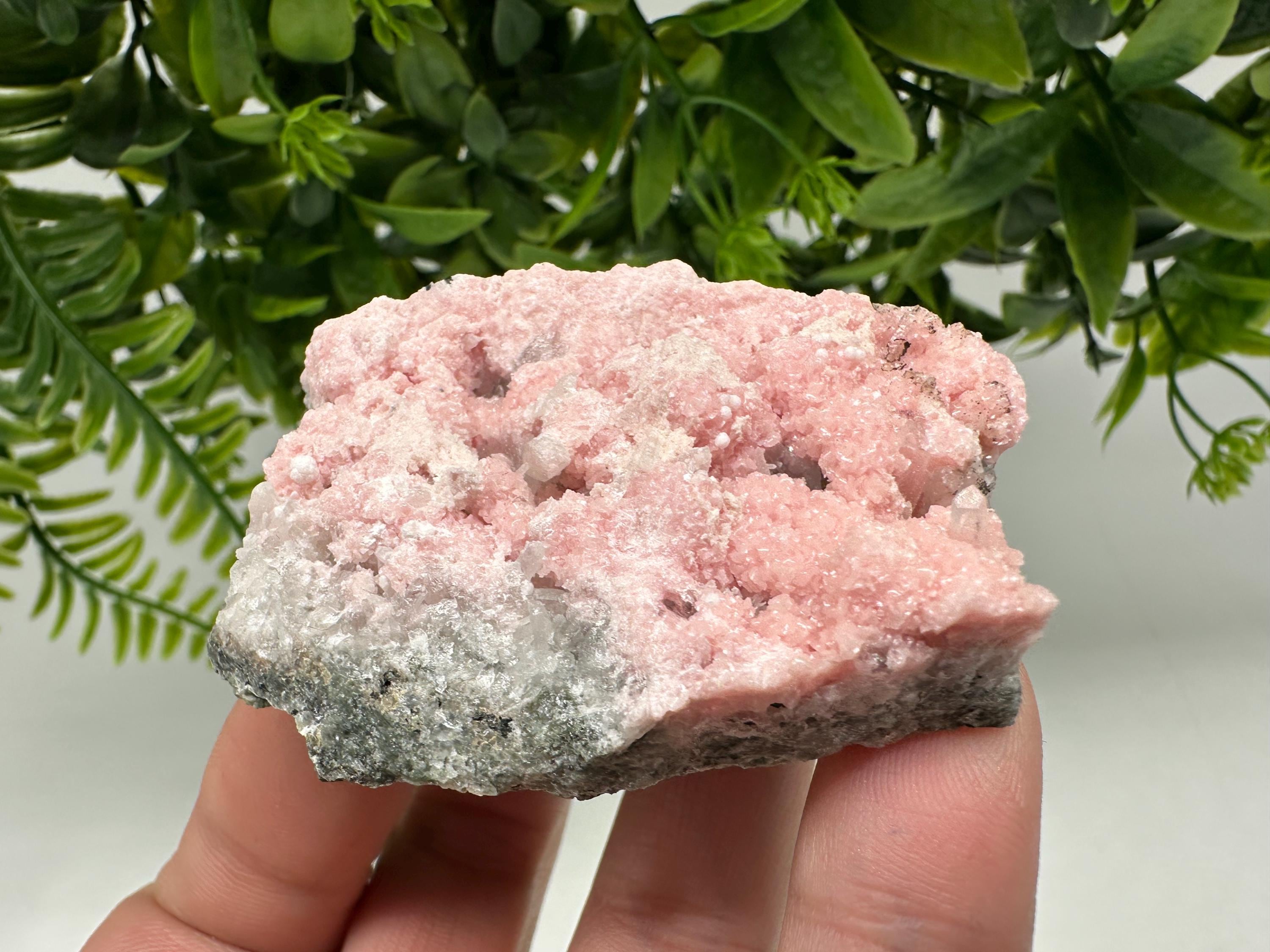 Pink Rhodochrosite Crystal: Starnica Mine, Bulgaria, Home Decor