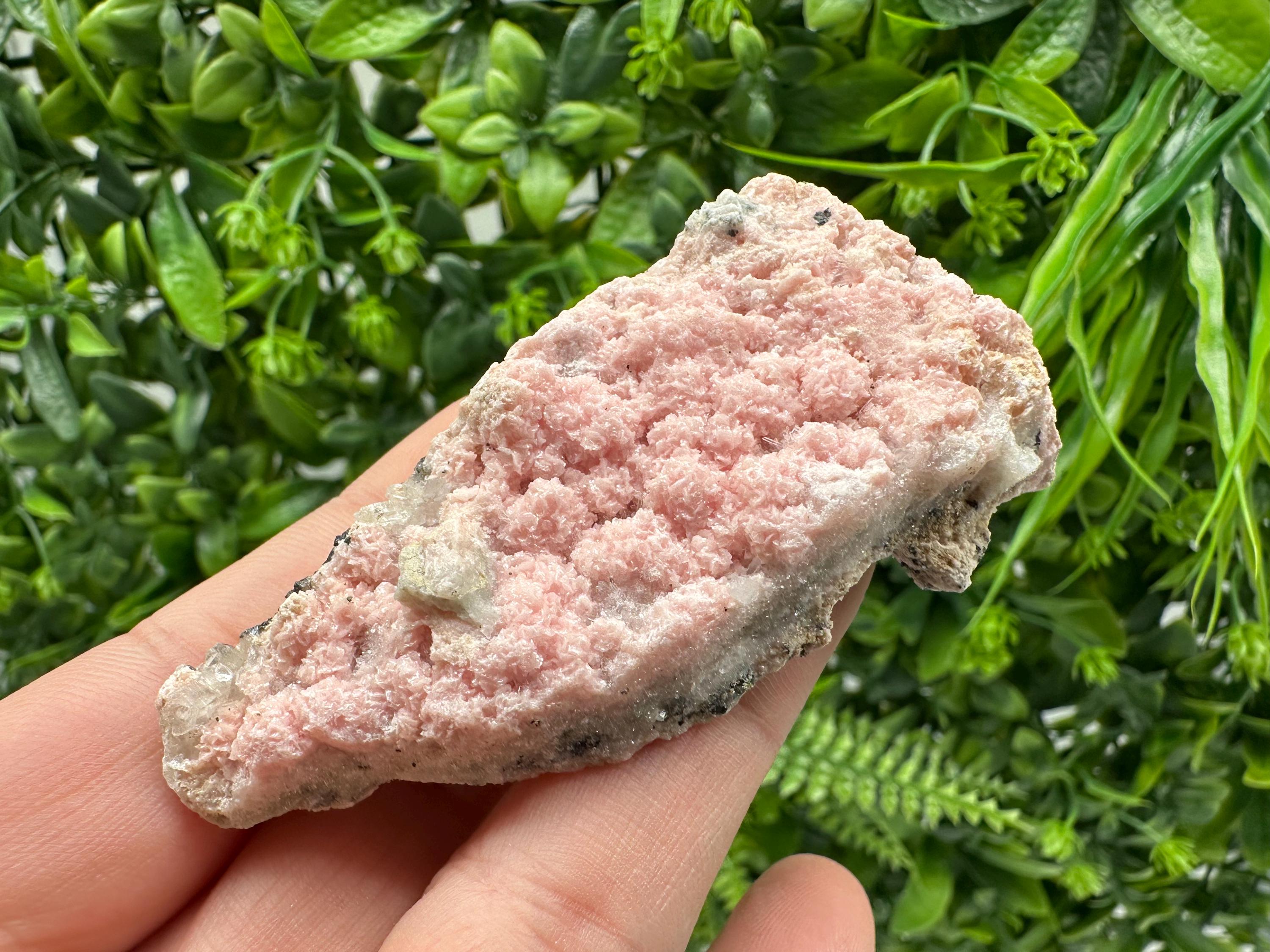 Pink Rhodochrosite Crystal: Starnica Mine, Bulgaria, Home Decor