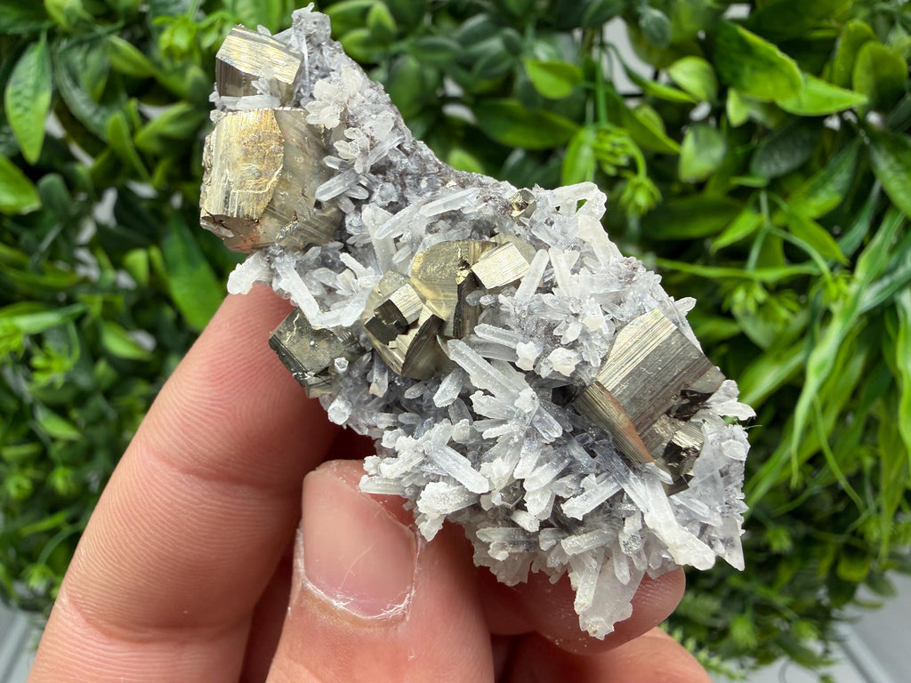Pyrite Sphalerite Quartz  Mineral Specimen, Krushev dol Mine
