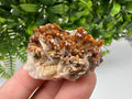 Red Vanadinite on Barite from Marocco,crystal minerals Speciment cluster Vanadinite crystal Vanadinite Geology Vanadinite cluster minerals
