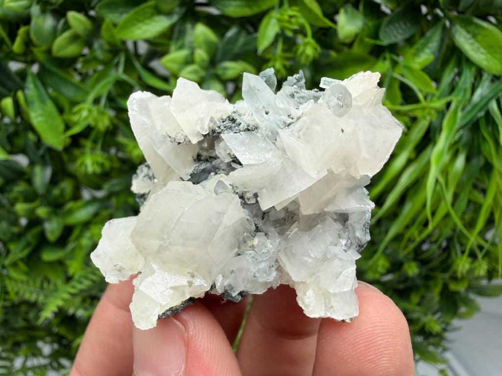 Wonderful Calcite,Quartz on Chlorite matrix,from Borieva mine,Madan,Bulgaria,natural collection mineral specimen,rare crystal,home decor