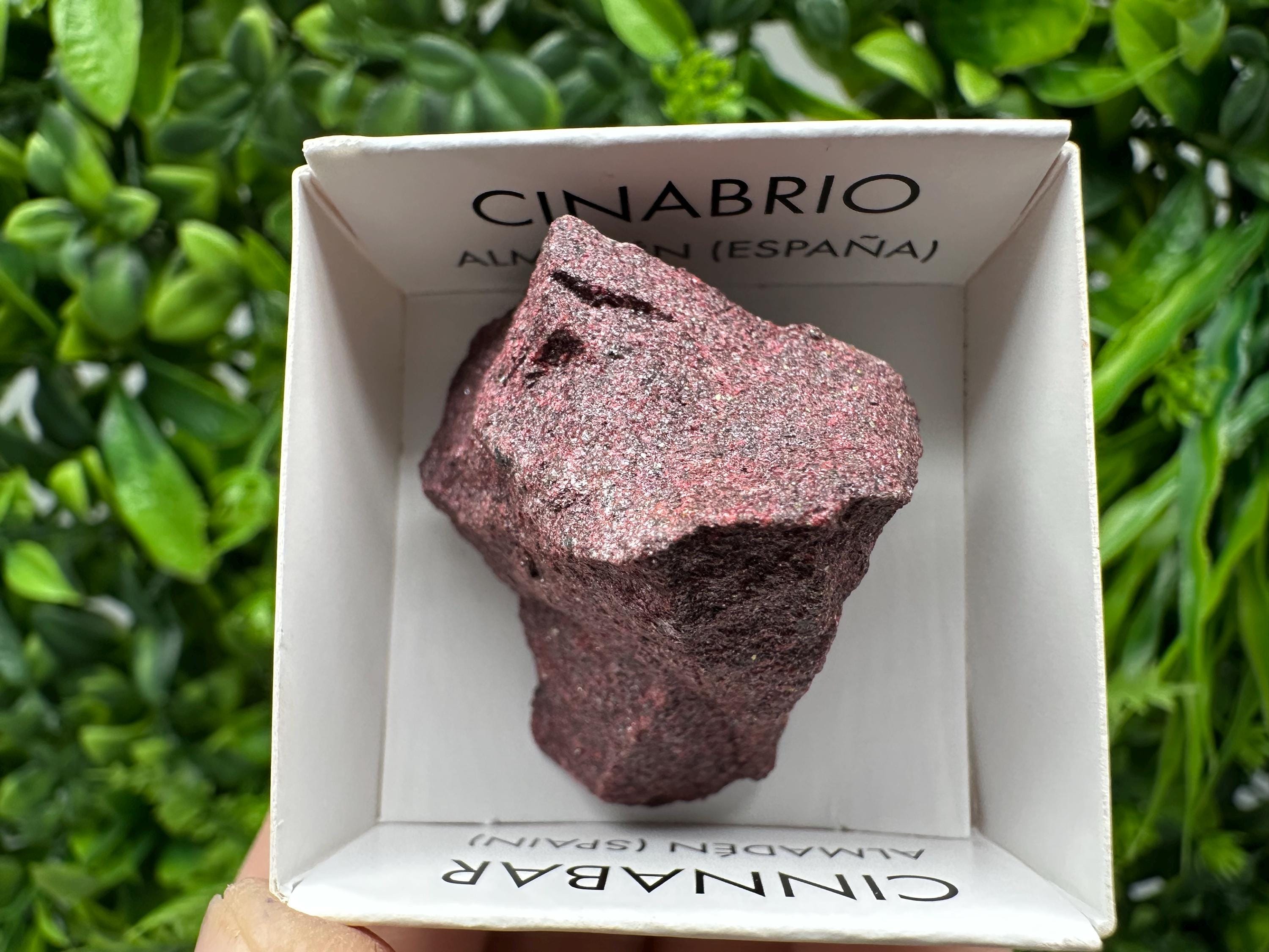 Red Cinnabar Crystal Specimen: Almaden Mines, Spain - Chakra Healing Stone