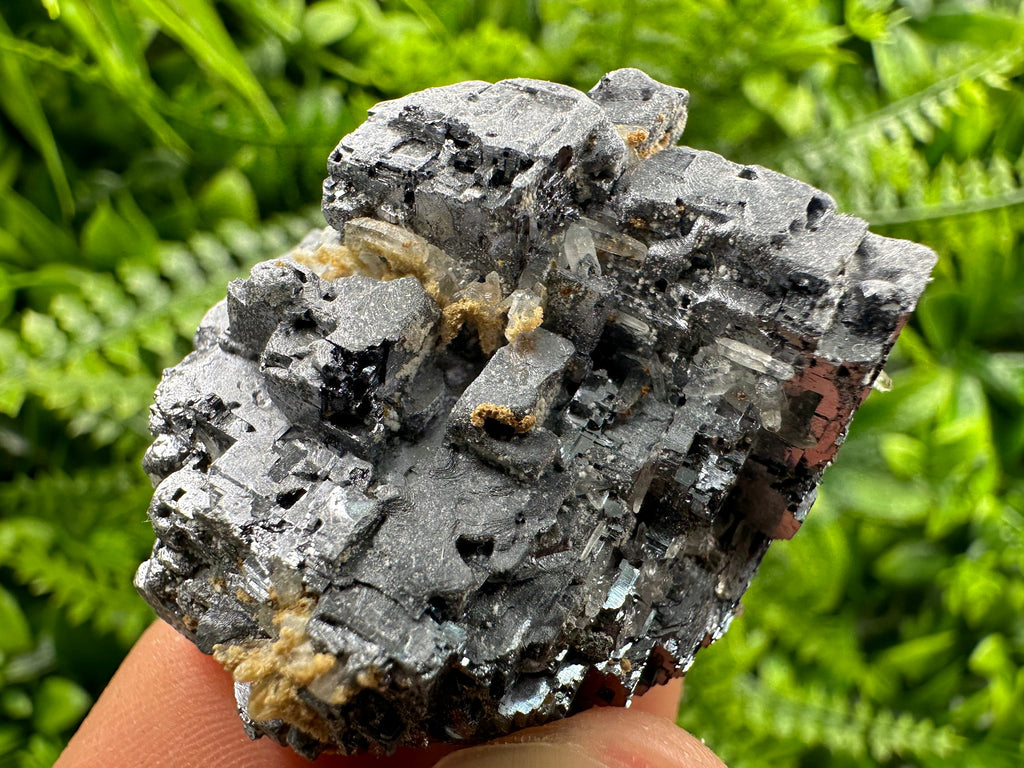 Natural Shiny Galena Cluster, Mineral Specimen, Bulgaria