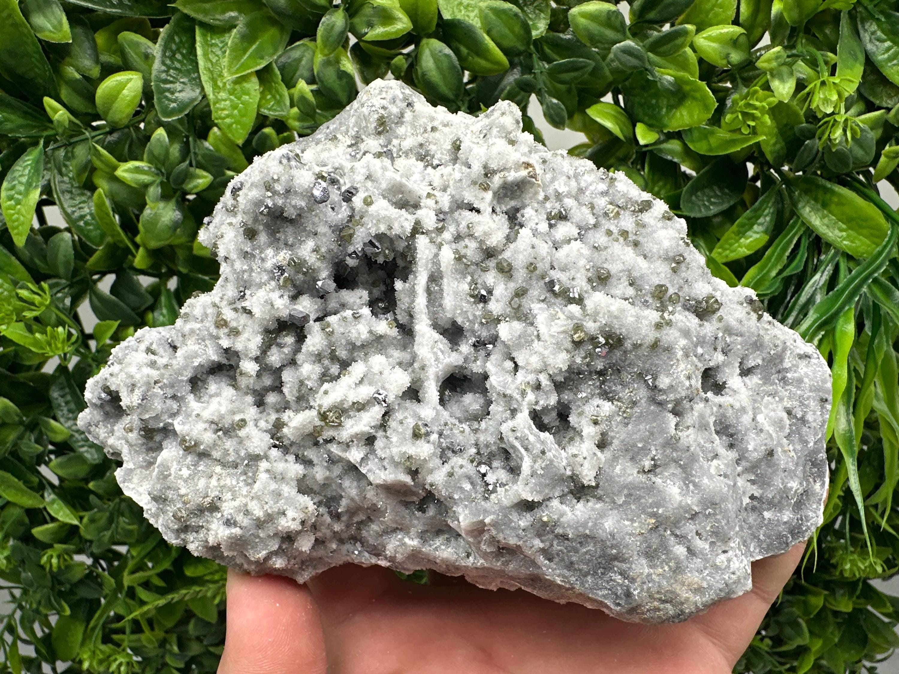 Mirror Galena, Cleiophane on Chalcedony, Madan Bulgaria Crystal Specimen