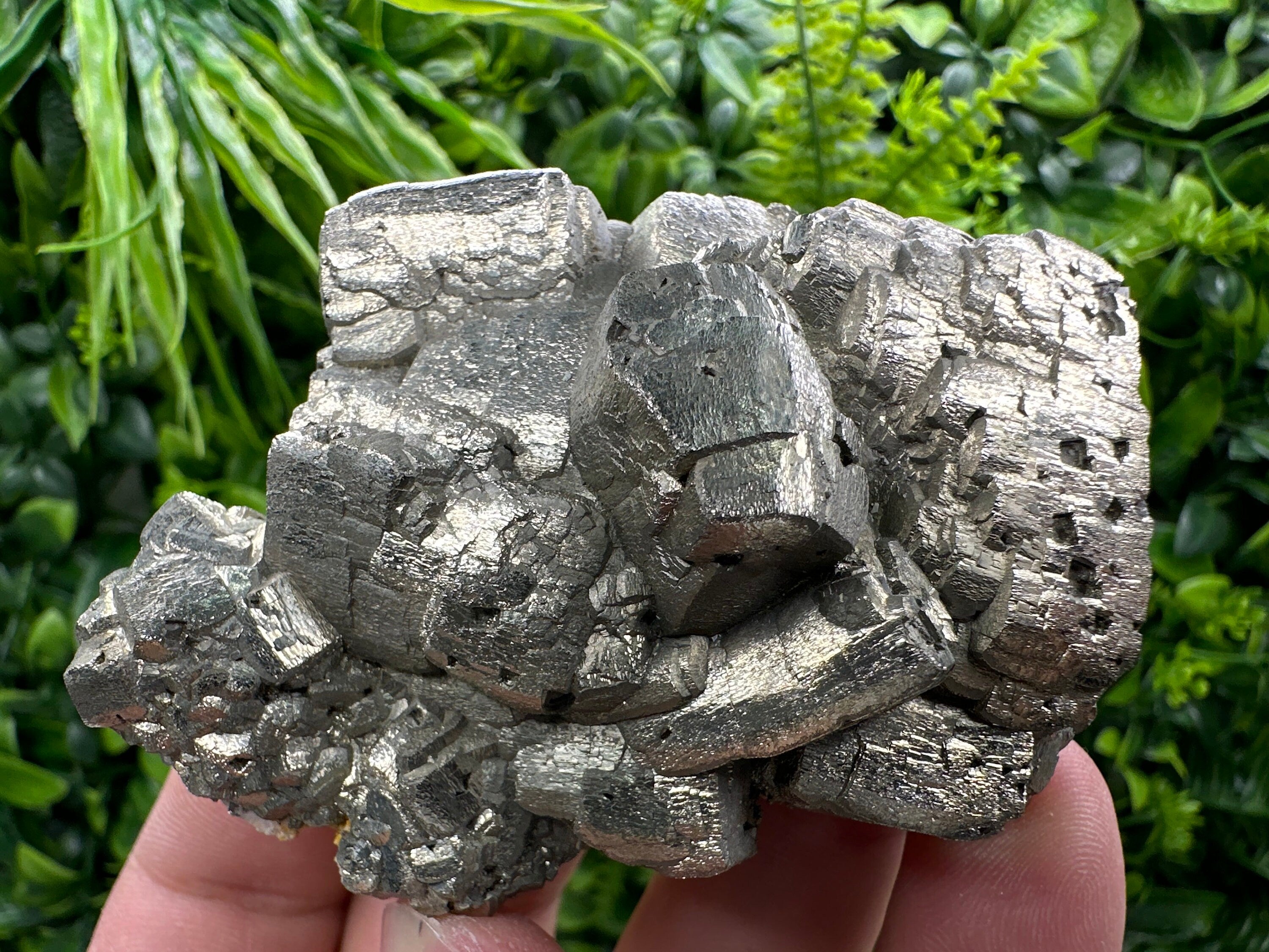 Rare Pyrite Cluster: Androvo Mine, Bulgaria (7/6/3 cm)