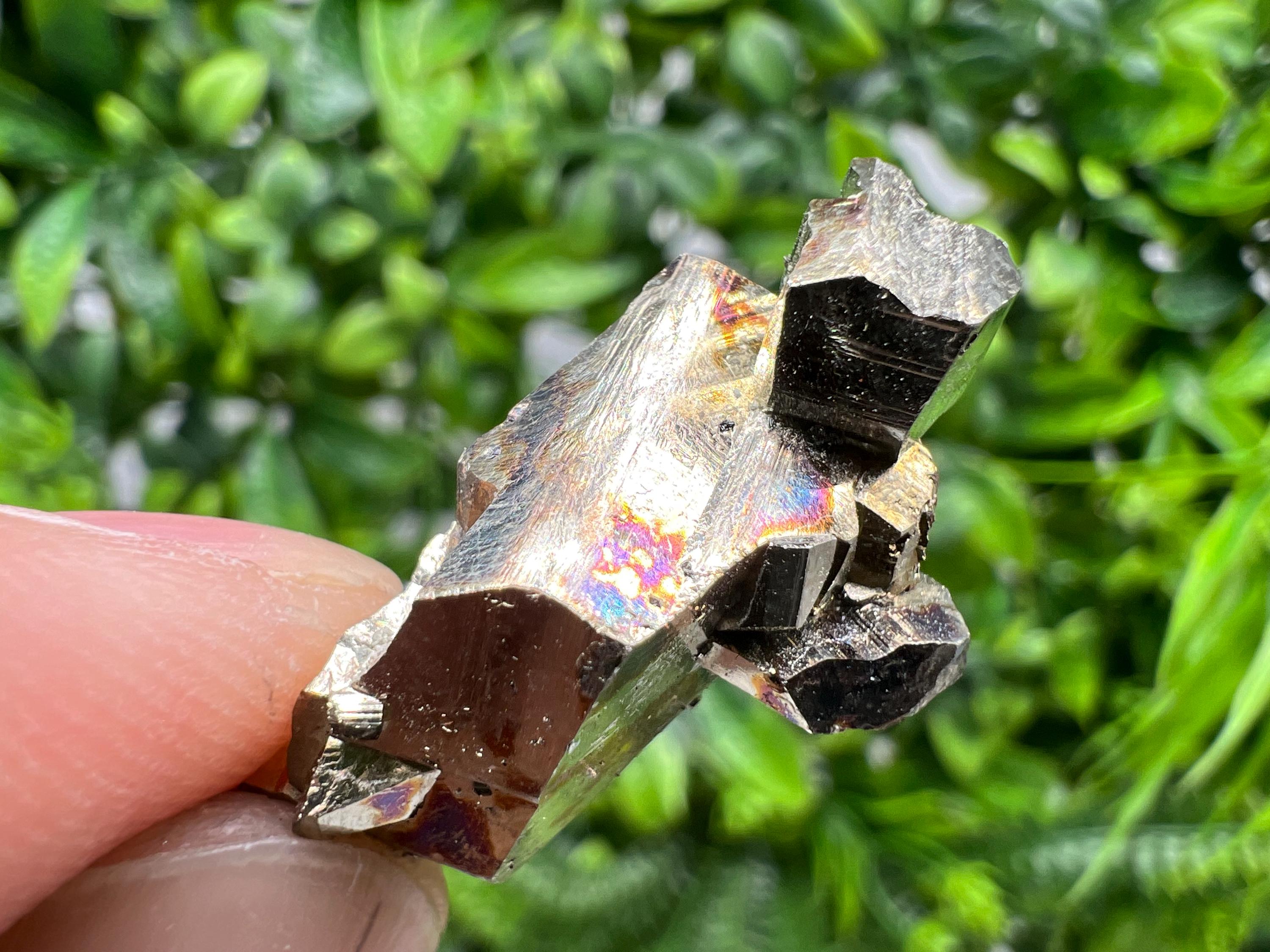 Rare Mini Pyrite Cluster, Crystallization Mineral Specimen