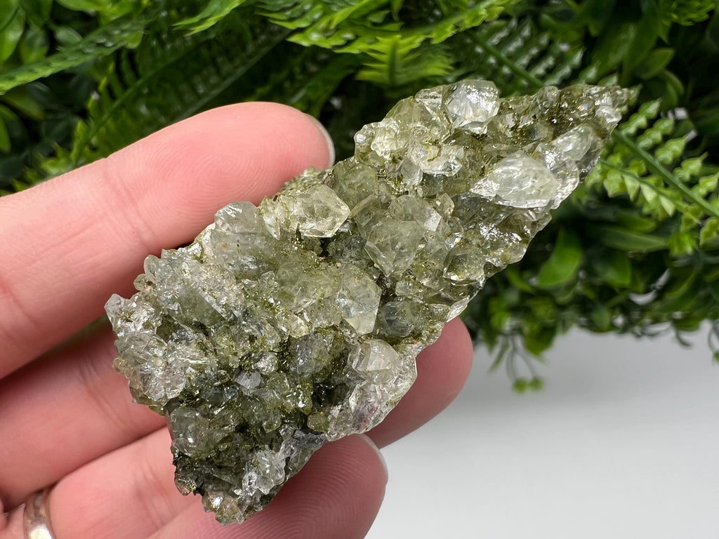 Stunning,Epidote with Quartz from Hakkari Turkey,Rainbow EPIDOTE,Mineral,Collection,Collection’s,GIFT,Epidote Crystal,Epidote from Turkey