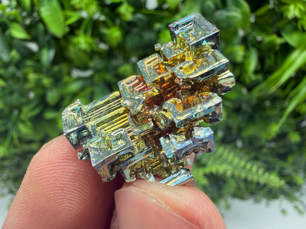 Rainbow Bismuth Crystal: Rare Gemstone Specimen,wholesale Bismuth