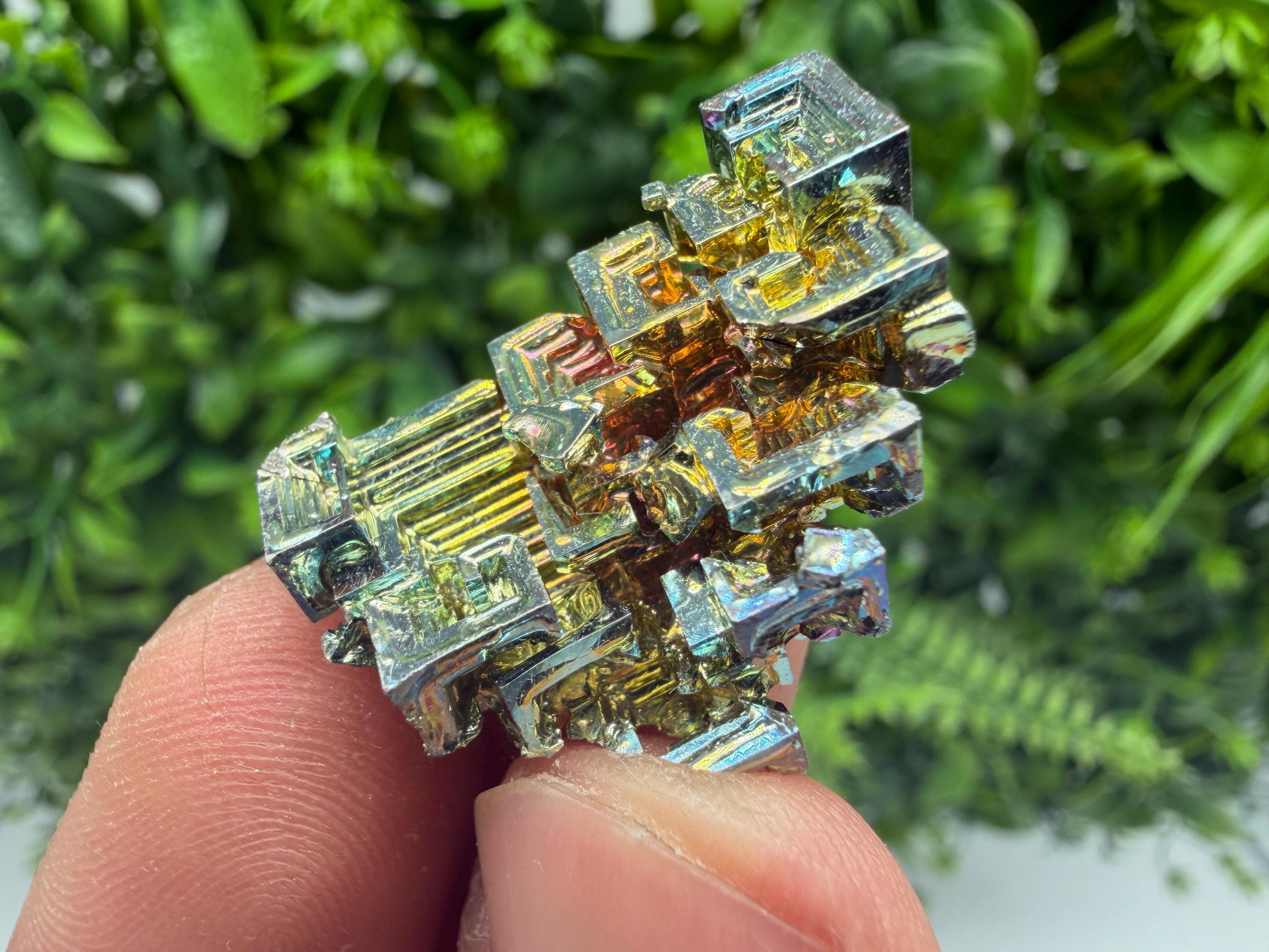 Rainbow Bismuth Crystal: Rare Gemstone Specimen,wholesale Bismuth