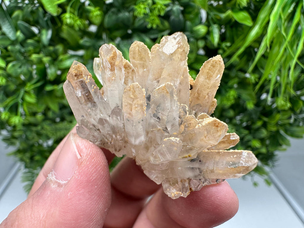 Transparent Quartz whit Siderite 9th September mine Bulgaria natural minerals souvenir crystal stone gift minerals collection rock