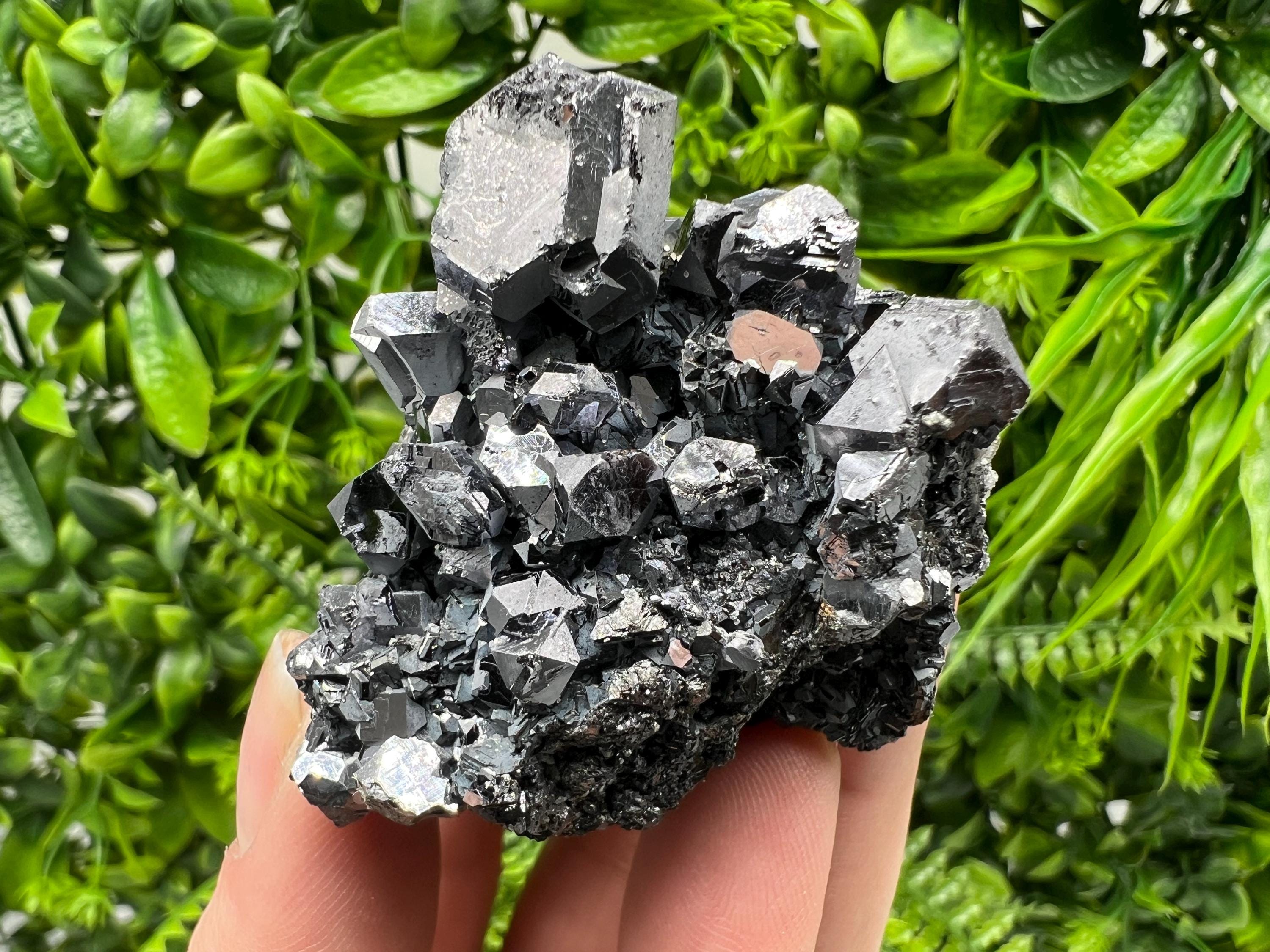 Galena Spinel Law on Sphalerite, Borieva Mine Mineral Specimen
