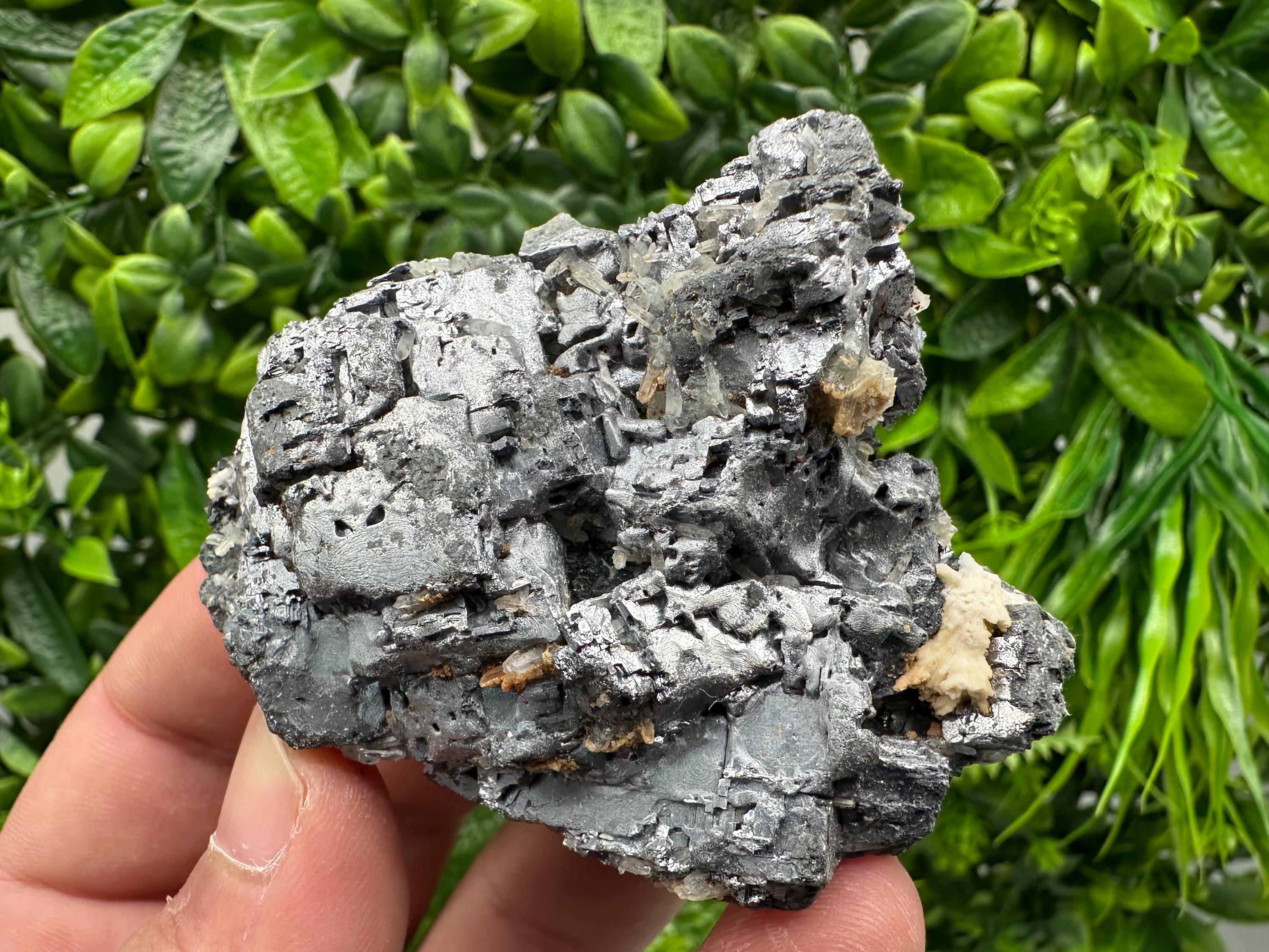 Skeletal Galena on Sphalerite, Bulgaria Crystal Mineral Specimen