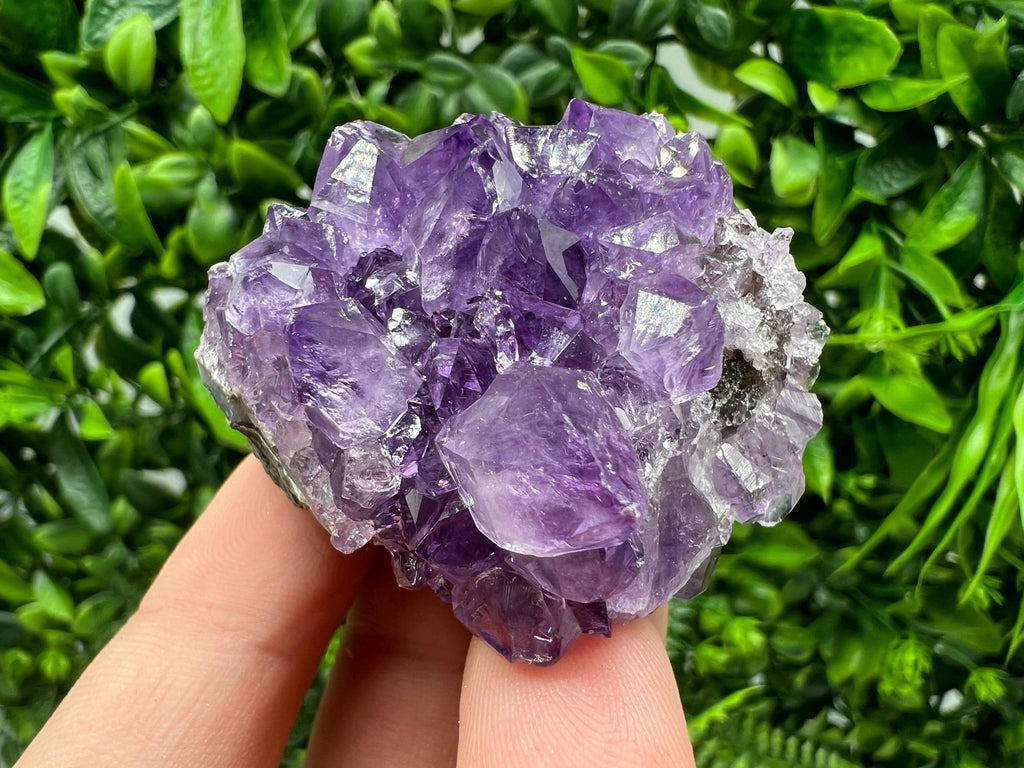 Uruguay Amethyst Cluster, Natural Purple Crystal, Home Decor