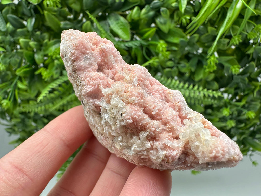 Pink Rhodochrosite Crystal: Starnica Mine, Bulgaria, Home Decor